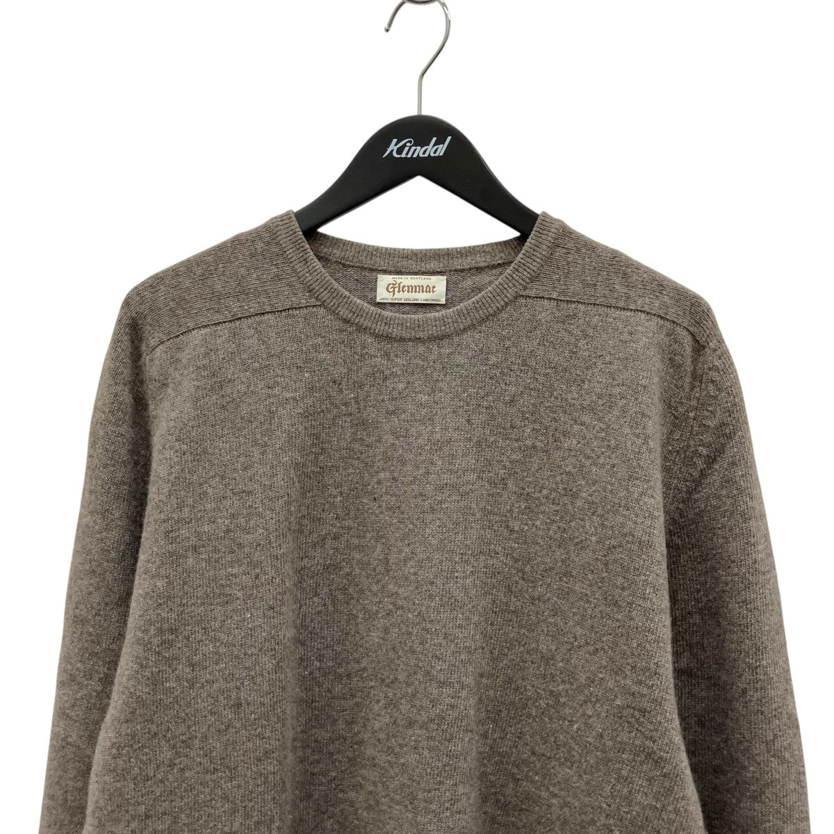 GLENMAC GEELONG LAMBS WOOLクルーネックニット 古着・中古-3枚目のアイテム画像