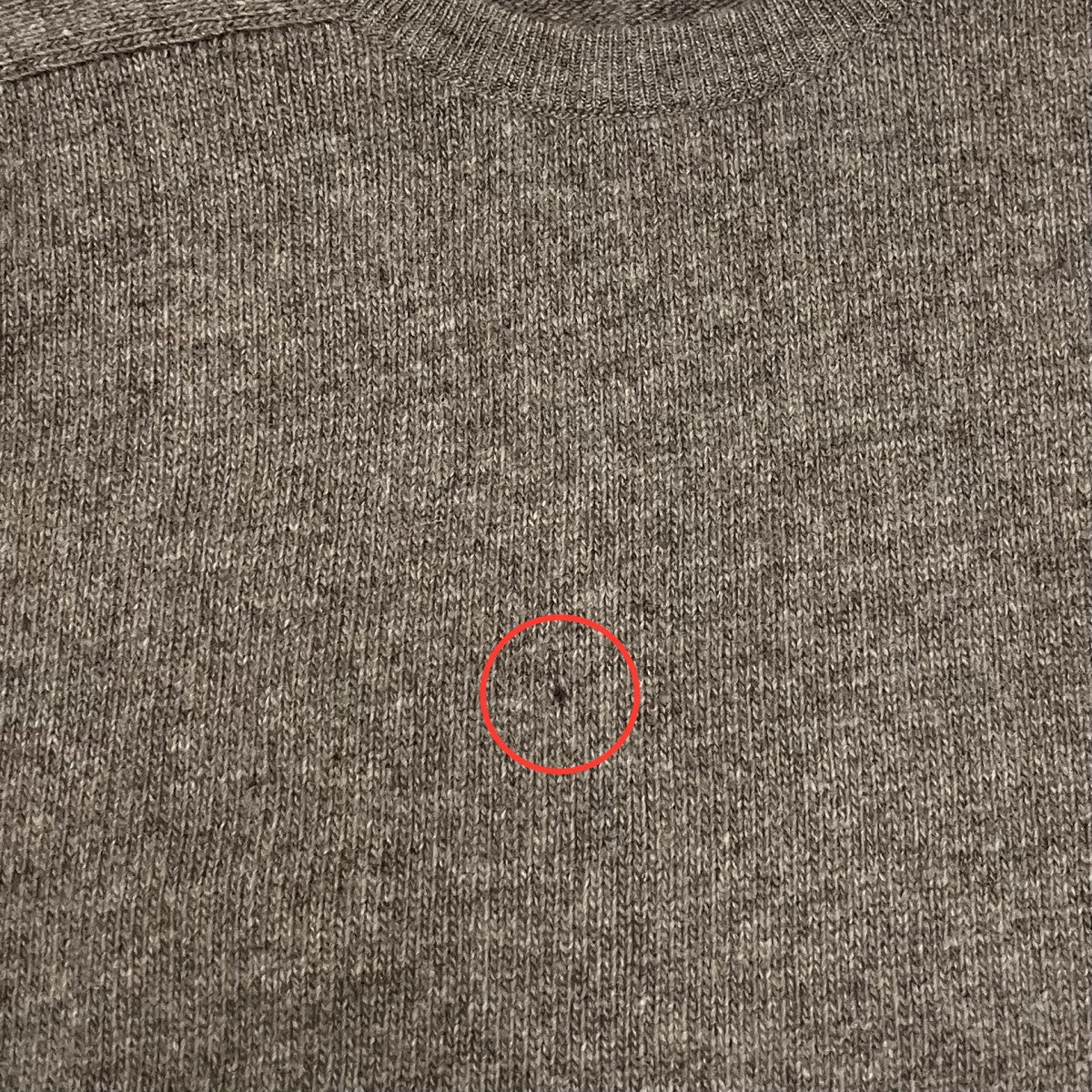 GLENMAC GEELONG LAMBS WOOLクルーネックニット 古着・中古-5枚目のアイテム画像