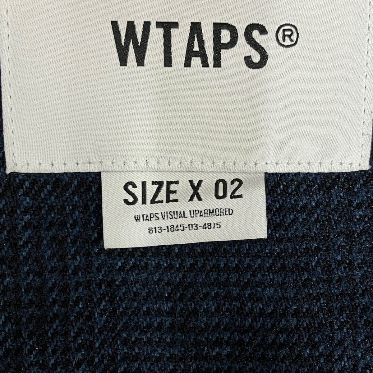 WTAPS CRUMB LS POLY． TWEED． TEXTILE 252WDT-SHM03 古着・中古-6枚目のアイテム画像