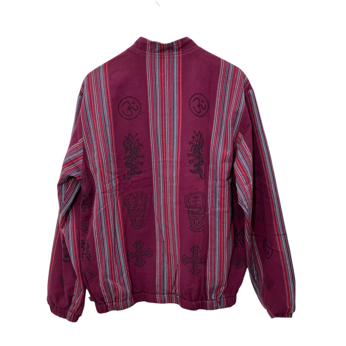 Supreme 18SSWOVEN STRIPED BATIK JACKETジップアップジャケット 古着・中古-2枚目のアイテム画像
