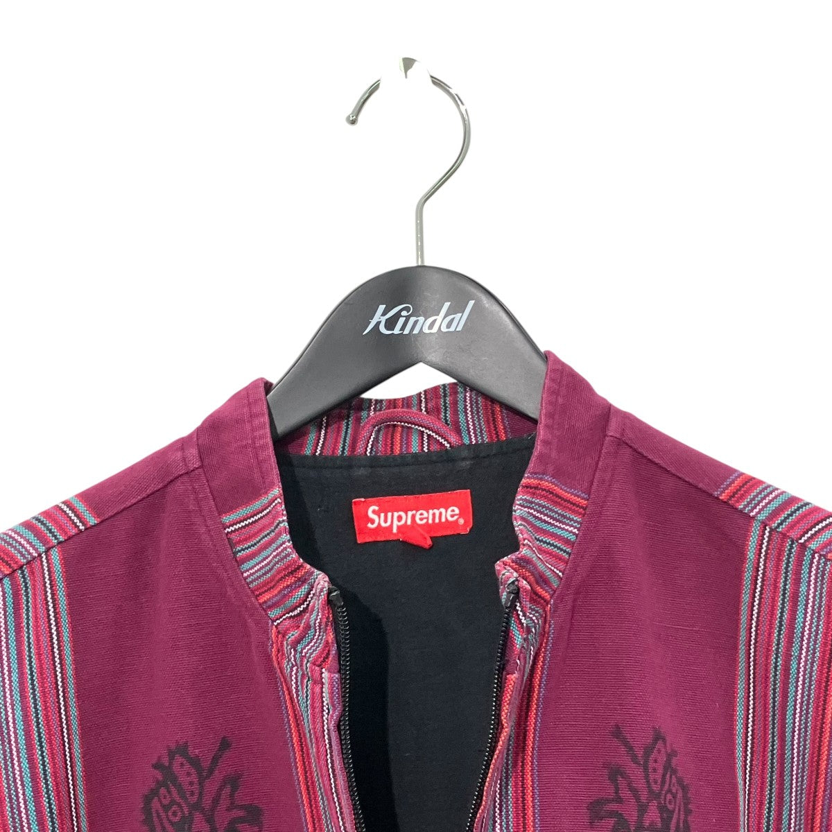 Supreme 18SSWOVEN STRIPED BATIK JACKETジップアップジャケット 古着・中古-3枚目のアイテム画像