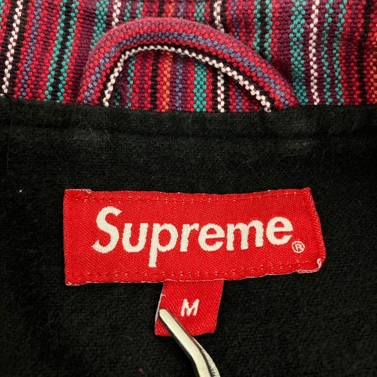 Supreme 18SSWOVEN STRIPED BATIK JACKETジップアップジャケット 古着・中古-5枚目のアイテム画像