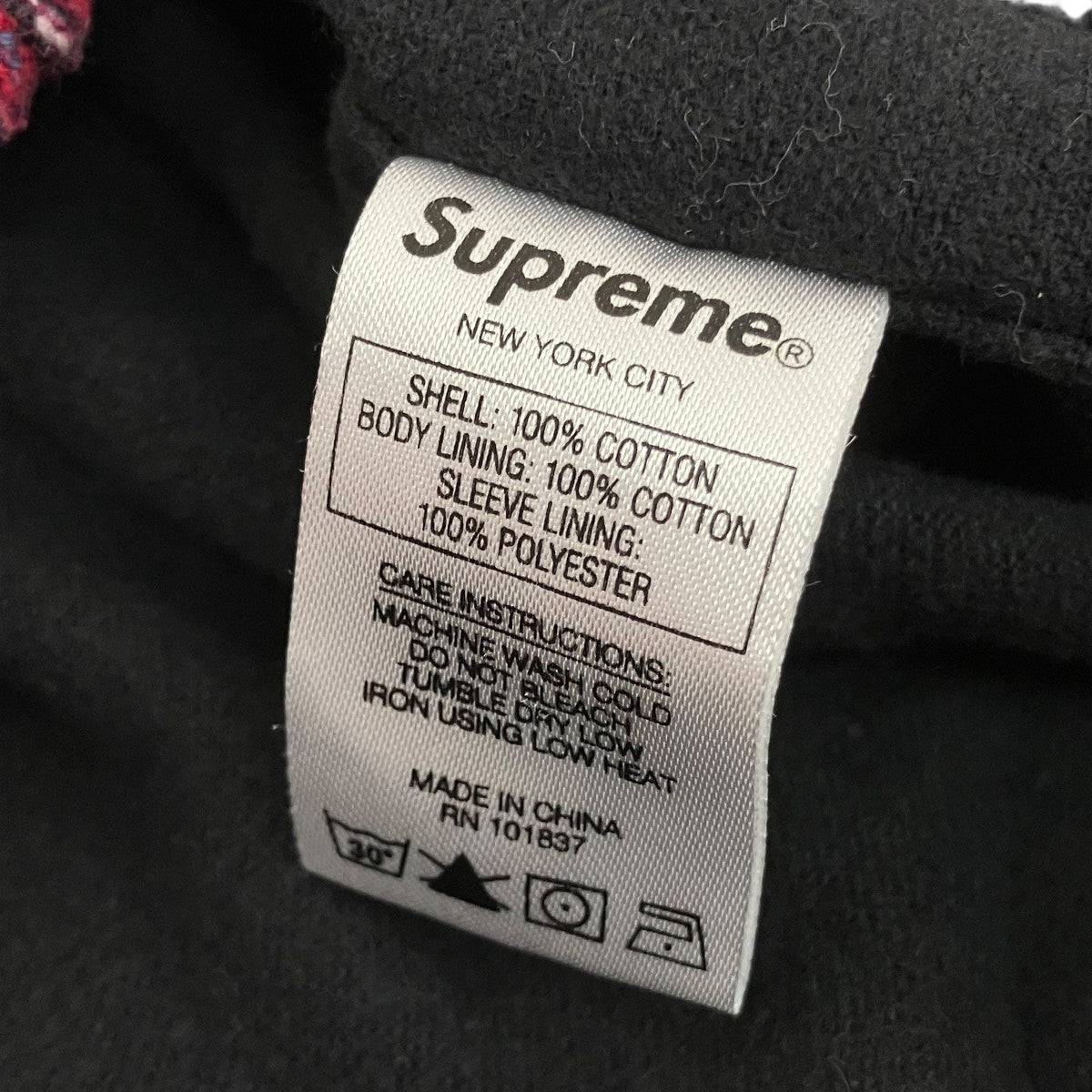 Supreme 18SSWOVEN STRIPED BATIK JACKETジップアップジャケット 古着・中古-6枚目のアイテム画像