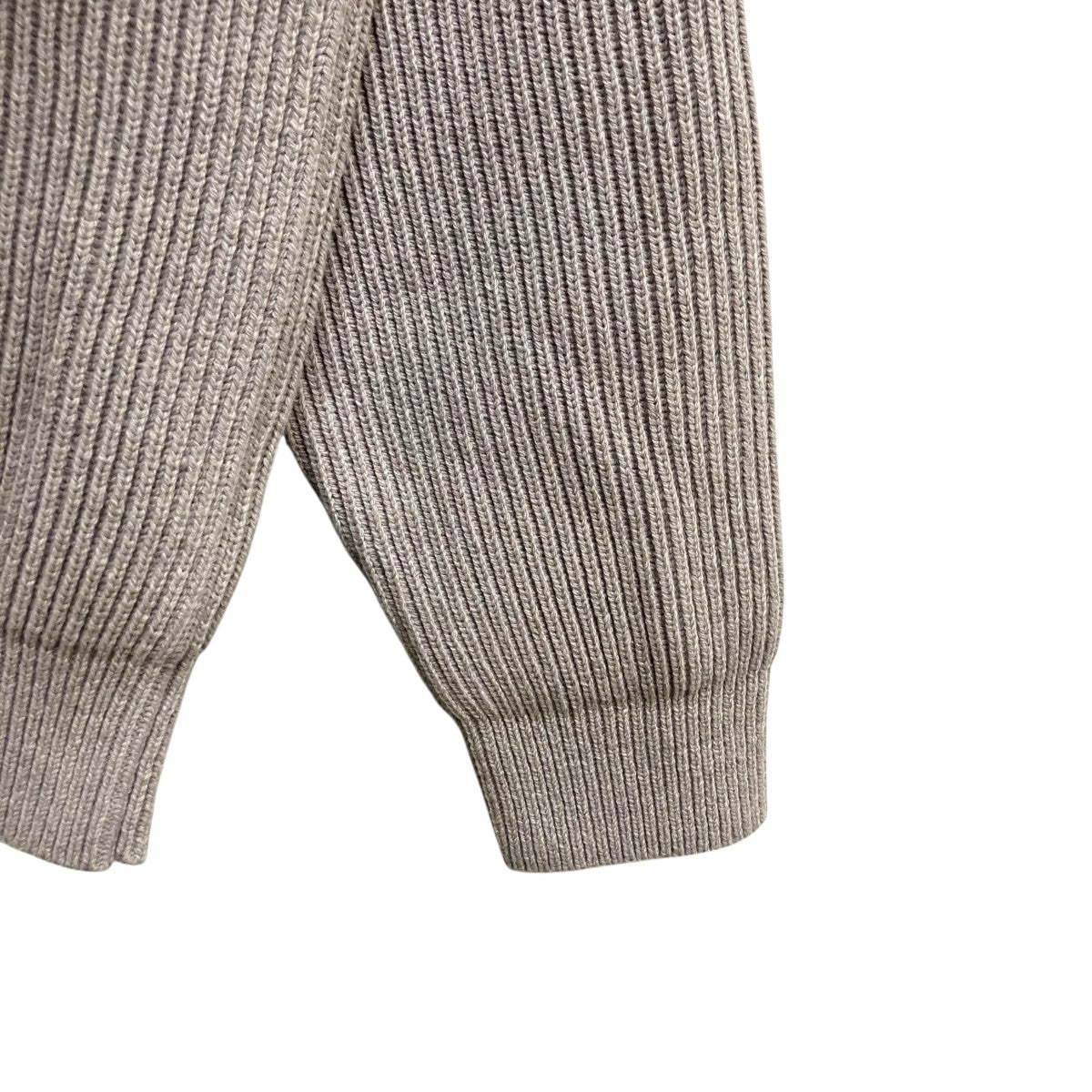 AURALEE SUPER FINE WOOL RIB KNIT BIG P O A21AP01RK 古着・中古-4枚目のアイテム画像