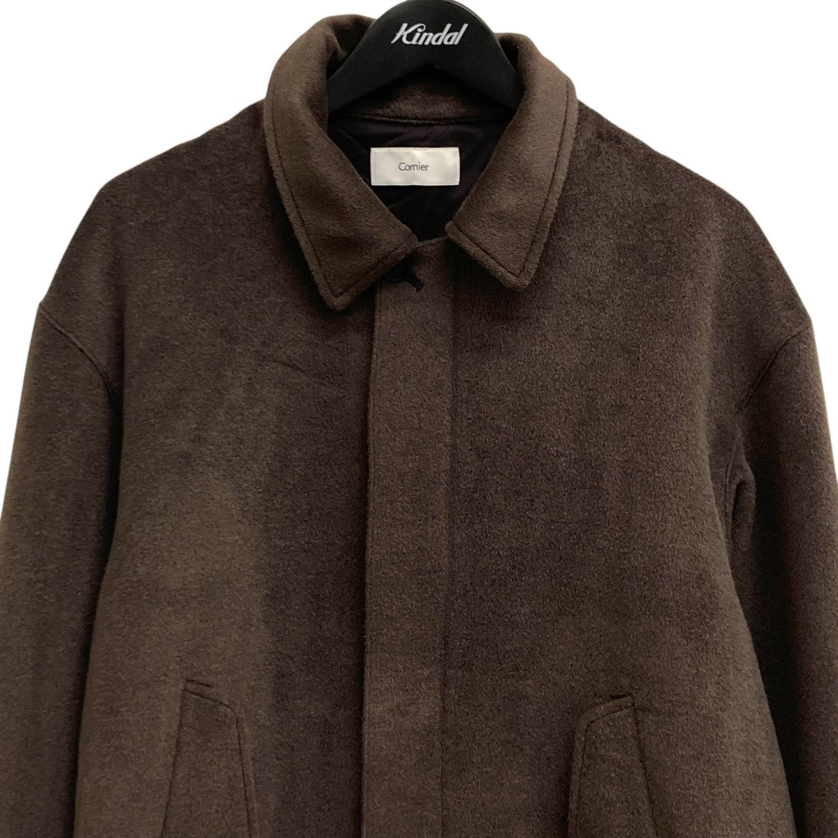 Cornier SURI ALPACA WOOL SILK BEAVER BLOUSONジャケット 古着・中古-3枚目のアイテム画像