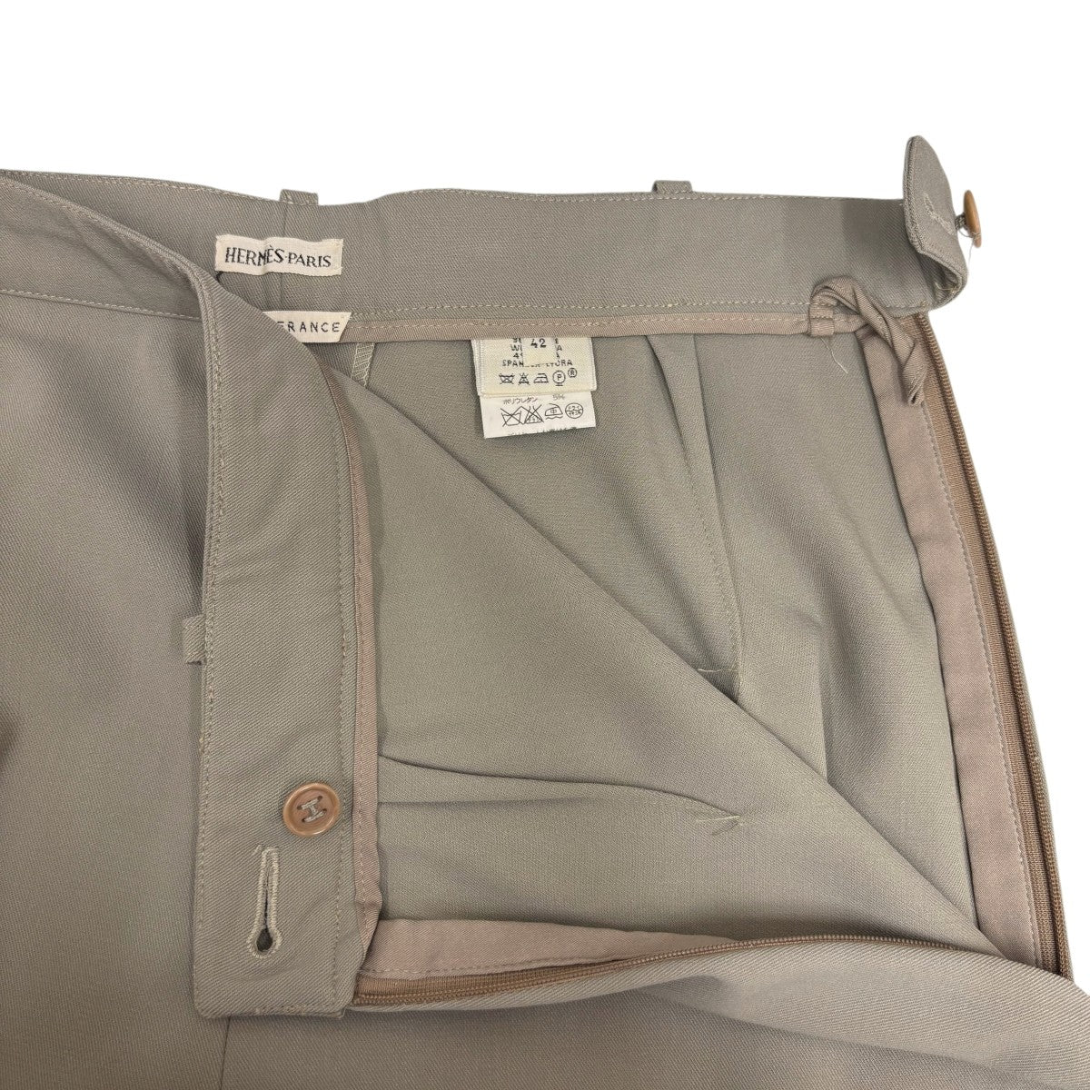 HERMES マルジェラ期スラックス 古着・中古-6枚目のアイテム画像