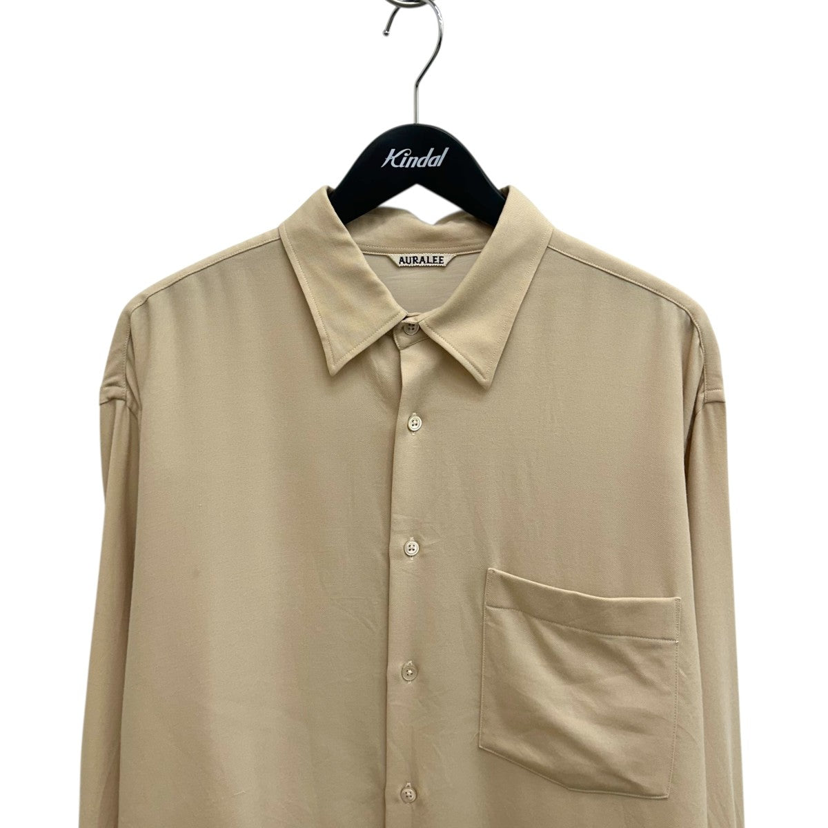 AURALEE(オーラリー) SUPER LIGHT WOOL SHIRTS長袖シャツA20AS01OS