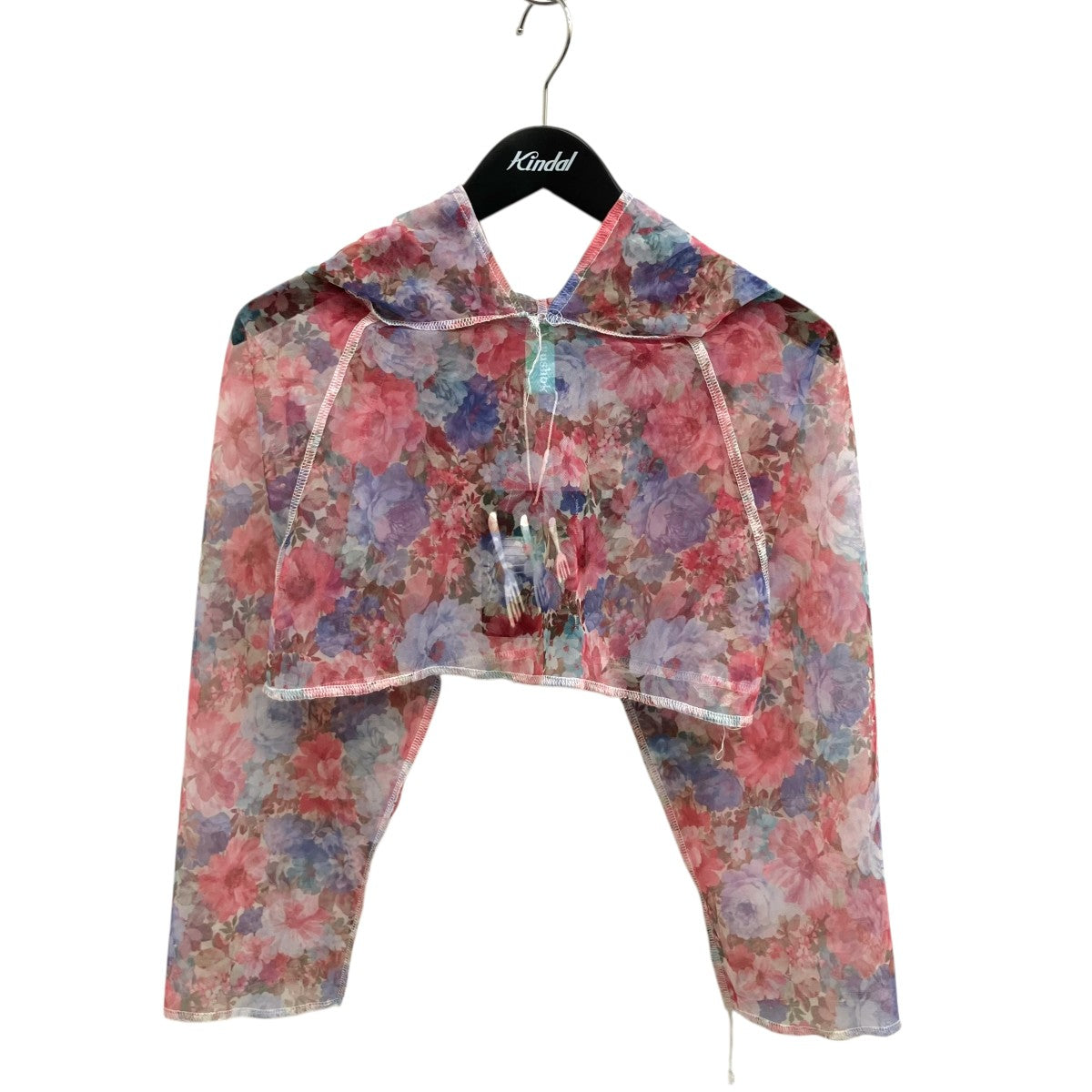 yushokobayashi 花柄シアーパーカー 古着・中古-1枚目のアイテム画像