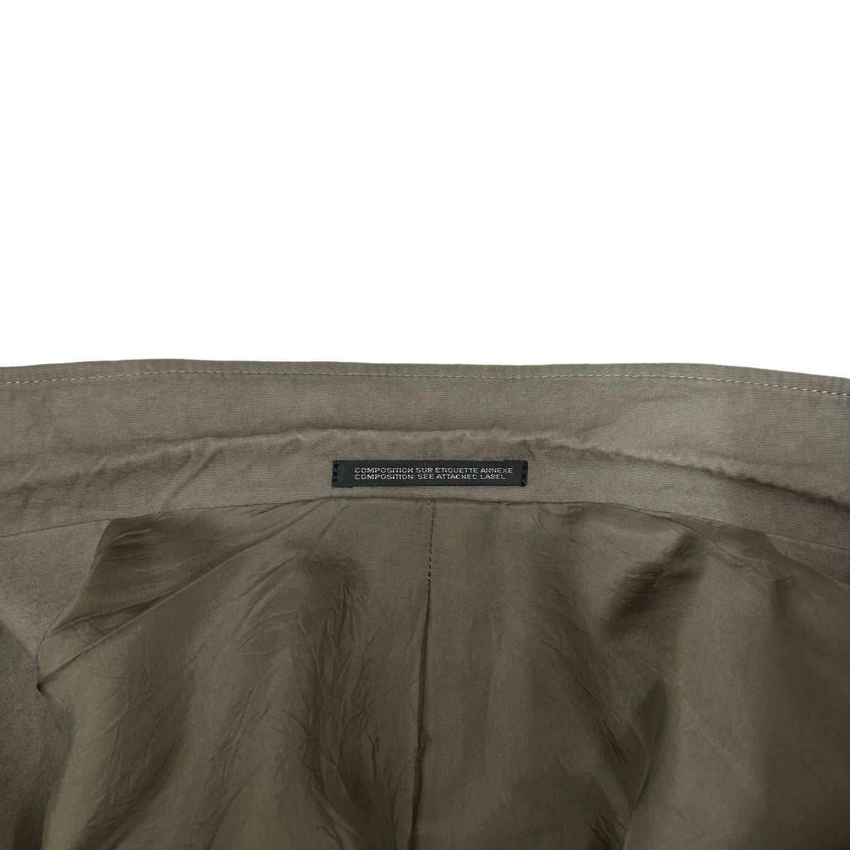 25SSCOTTON POPLIN JACKET WITH FRONT EDGE STITCHテーラードジャケットMP-J11-012