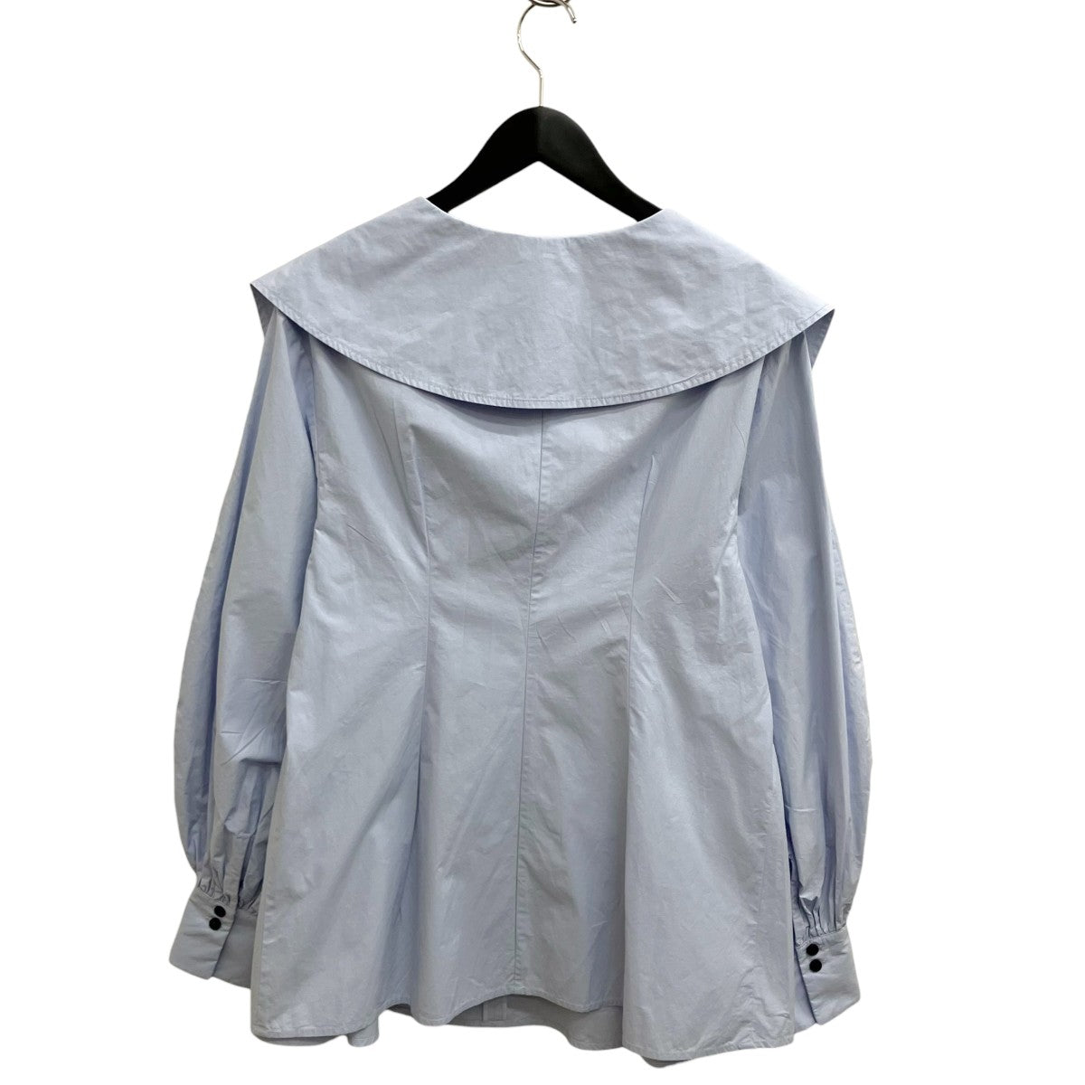 本日価格clane BIG COLLAR DRAWSTRING BLOUSE 1 クラネ CLANE BIG COLLAR DRAWSTRING BLOUSE （BLACK） -靴