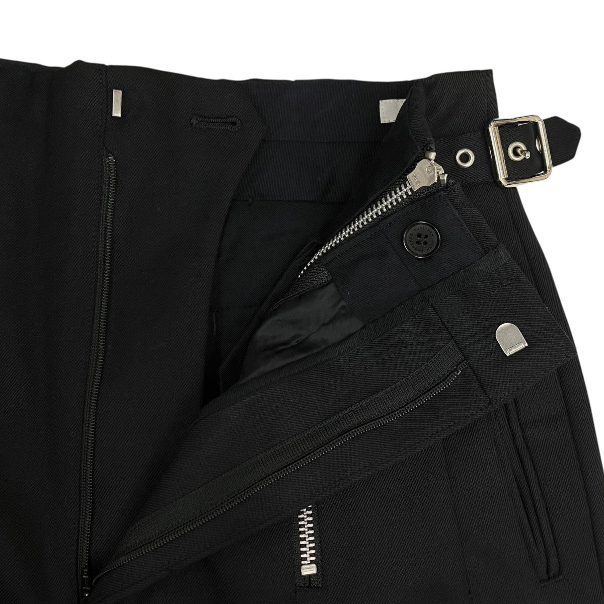 Wool Gabardine Zip Trousersパンツ2A006-0123-12