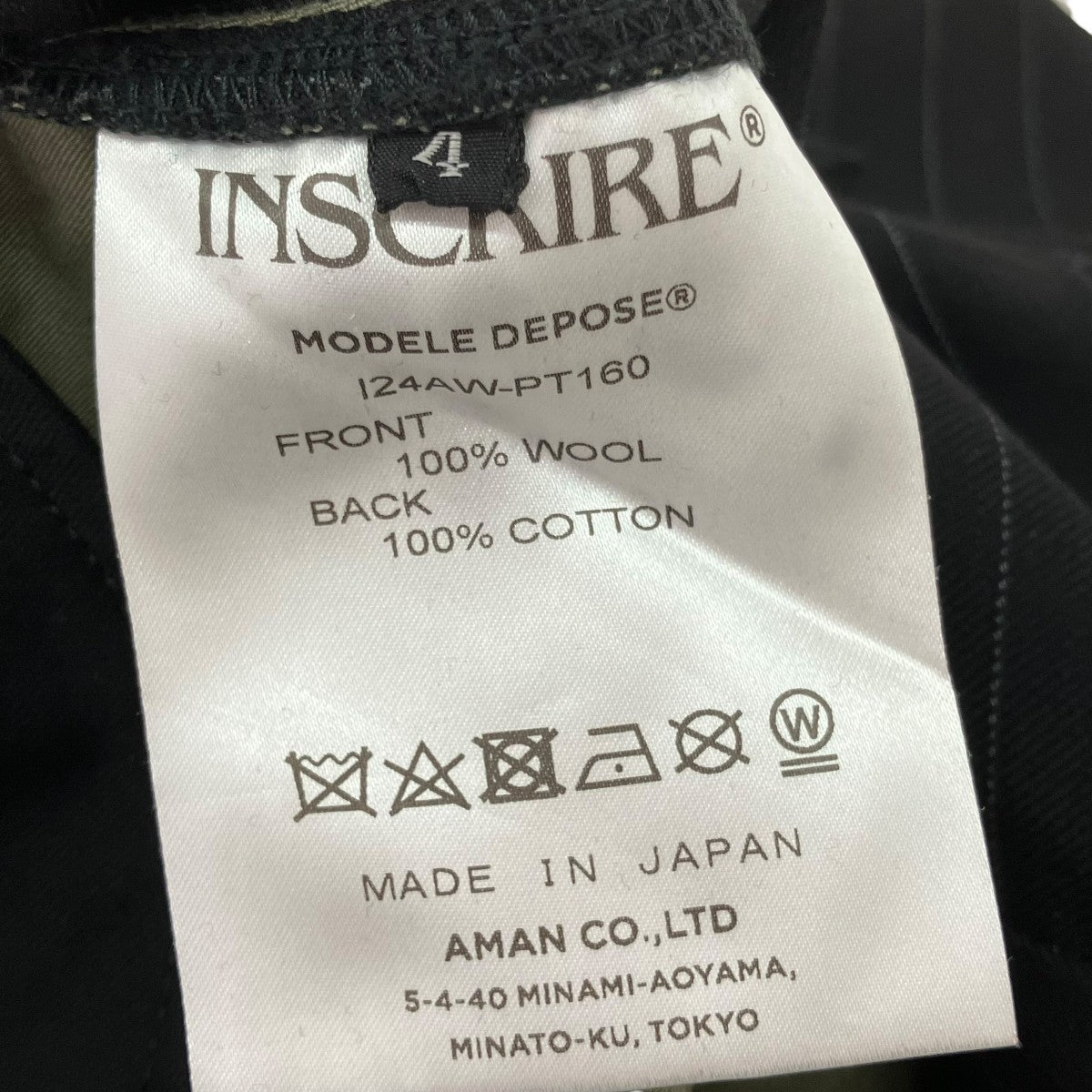 INSCRIRE 24AWHybrid Baker Pantストライプベイカーパンツ124AW-PT160 古着・中古-6枚目のアイテム画像