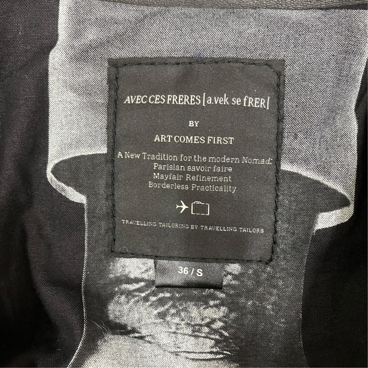 AVEC CER FRERES BY ART COMES FIRレザージャケット