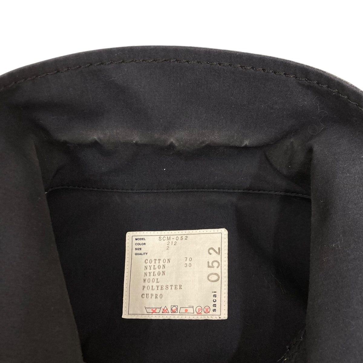 sacai Miltary CoatミリタリードッキングコートSCM-052 古着・中古-7枚目のアイテム画像
