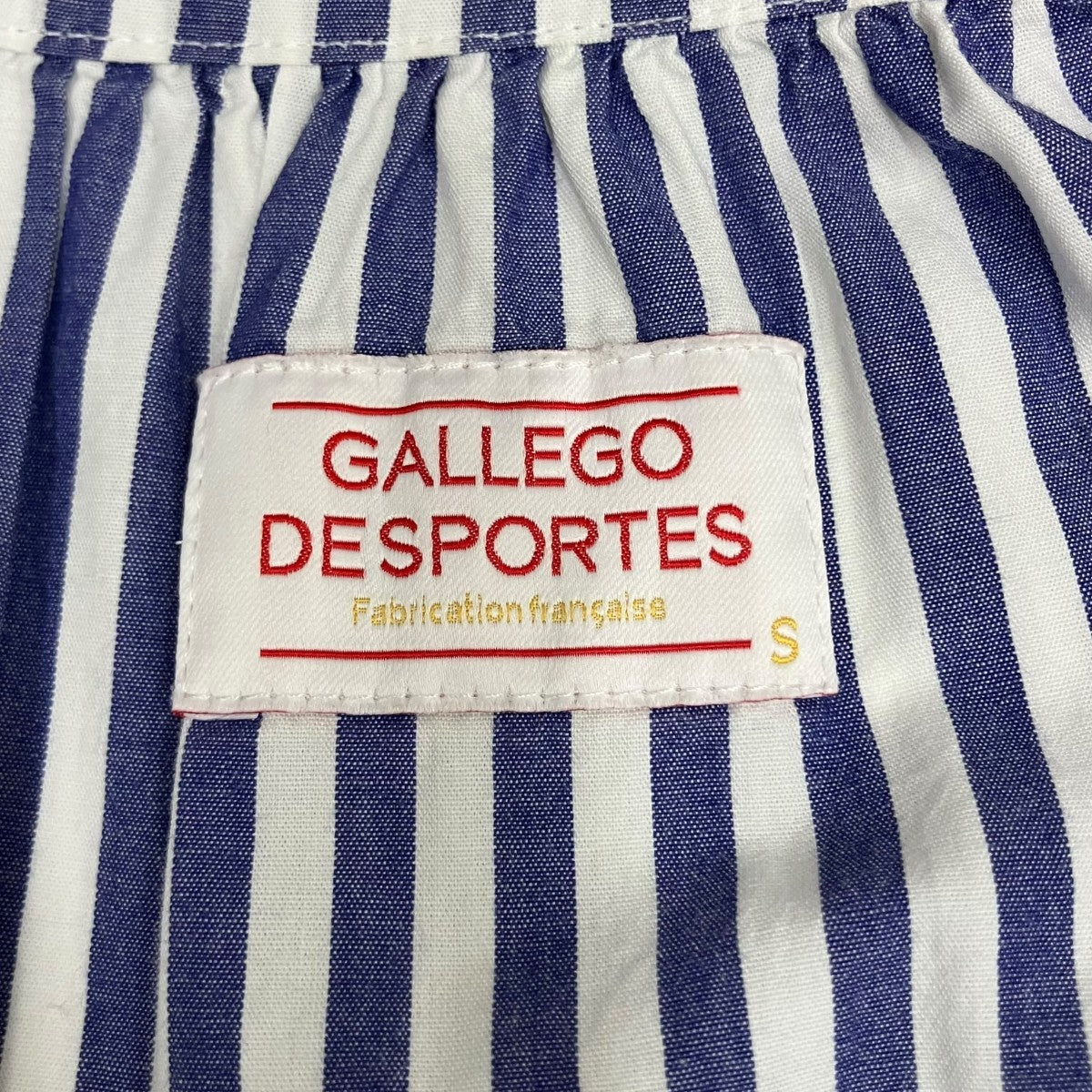 GALLEGO DESPORTES ストライプノースリーブワンピース 古着・中古-6枚目のアイテム画像
