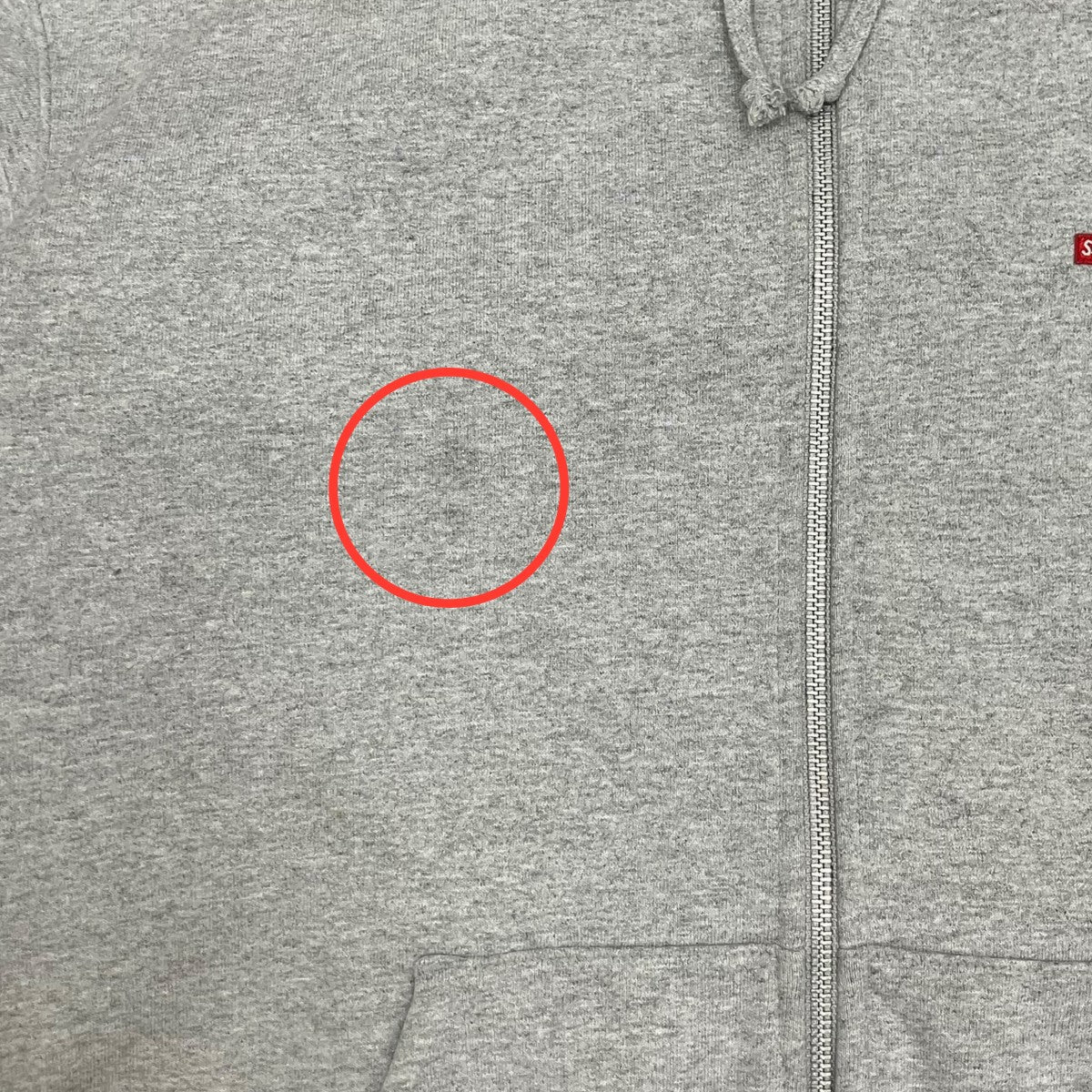 21AWSmall Box Facemask Zip Up Hooded Sweatshirtジップパーカー