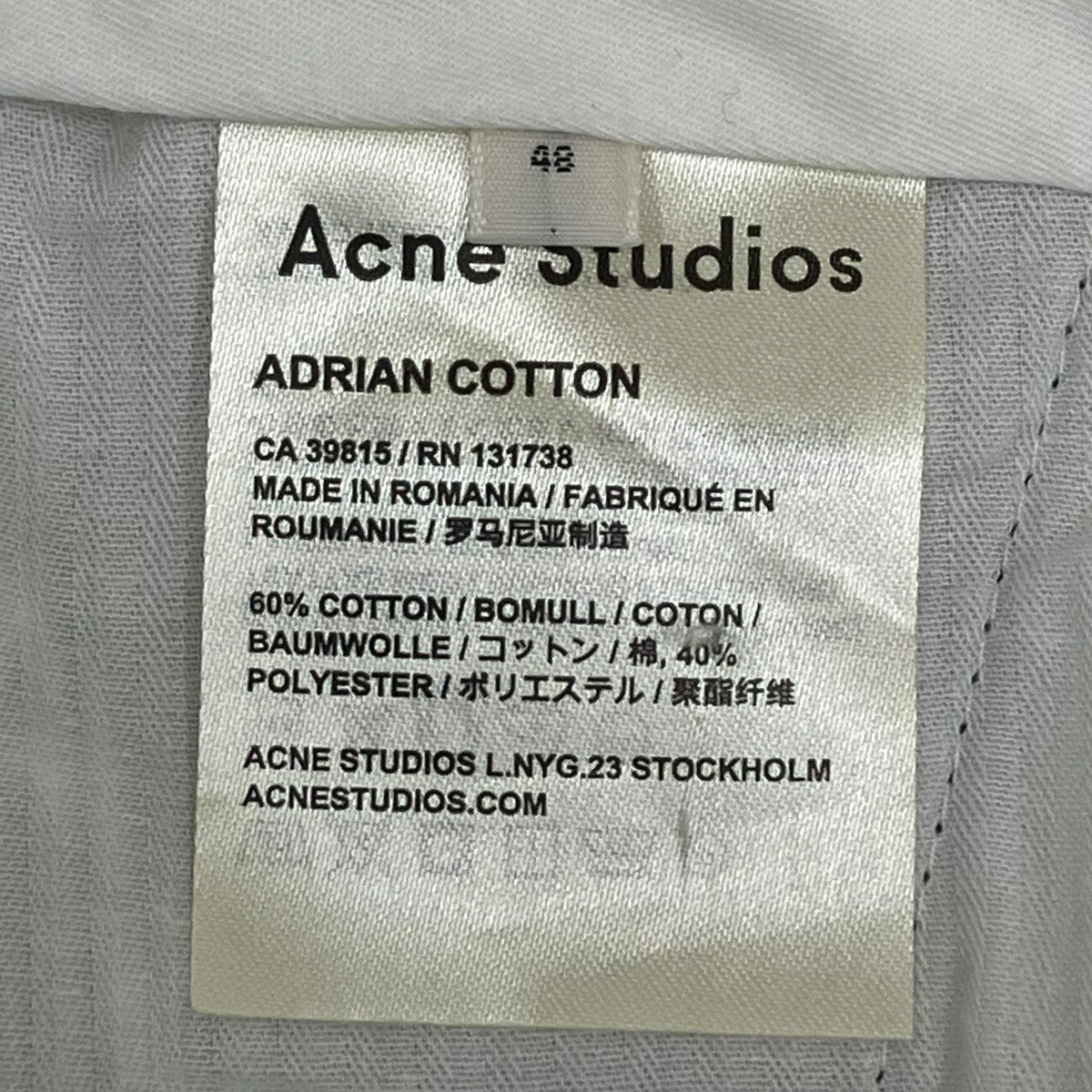 ACNE STUDIOS ハーフパンツ 古着・中古-6枚目のアイテム画像
