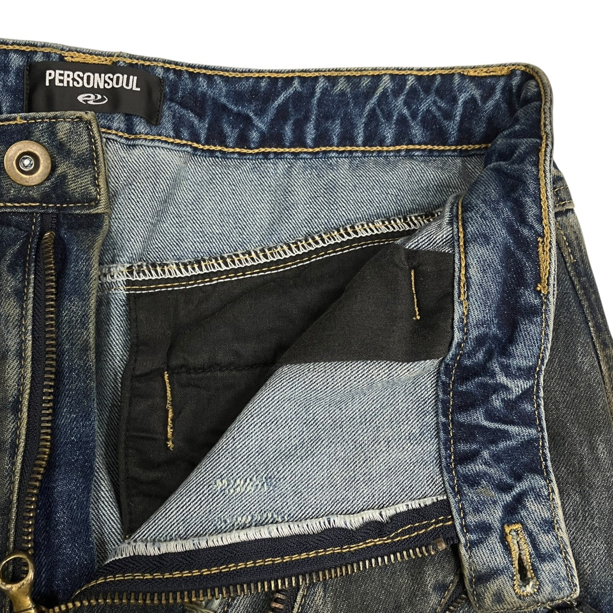 PERSONSOUL(パーソンソウル) デニムパンツ ブルー サイズ L｜【公式