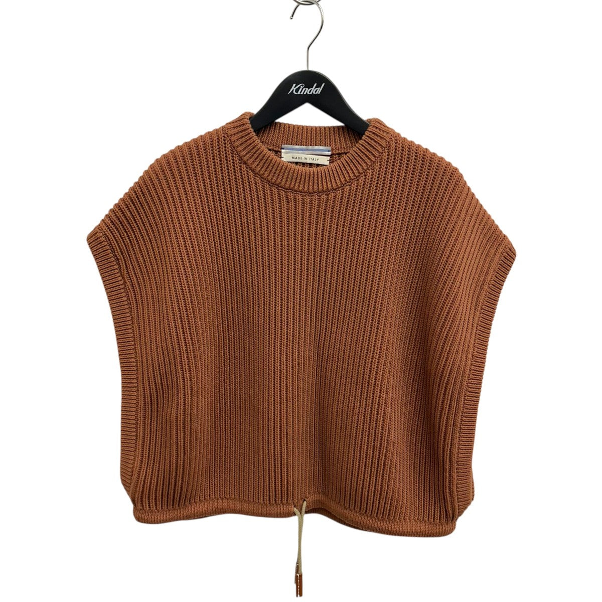 Cristaseya 23SSLARGE GILETニットベスト 古着・中古-1枚目のアイテム画像