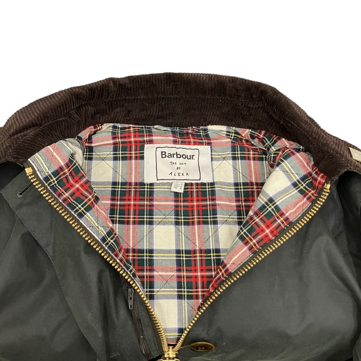 Barbour 25SS ×Alexa Loren WAX JACKET LWX1481SG51 古着・中古-6枚目のアイテム画像