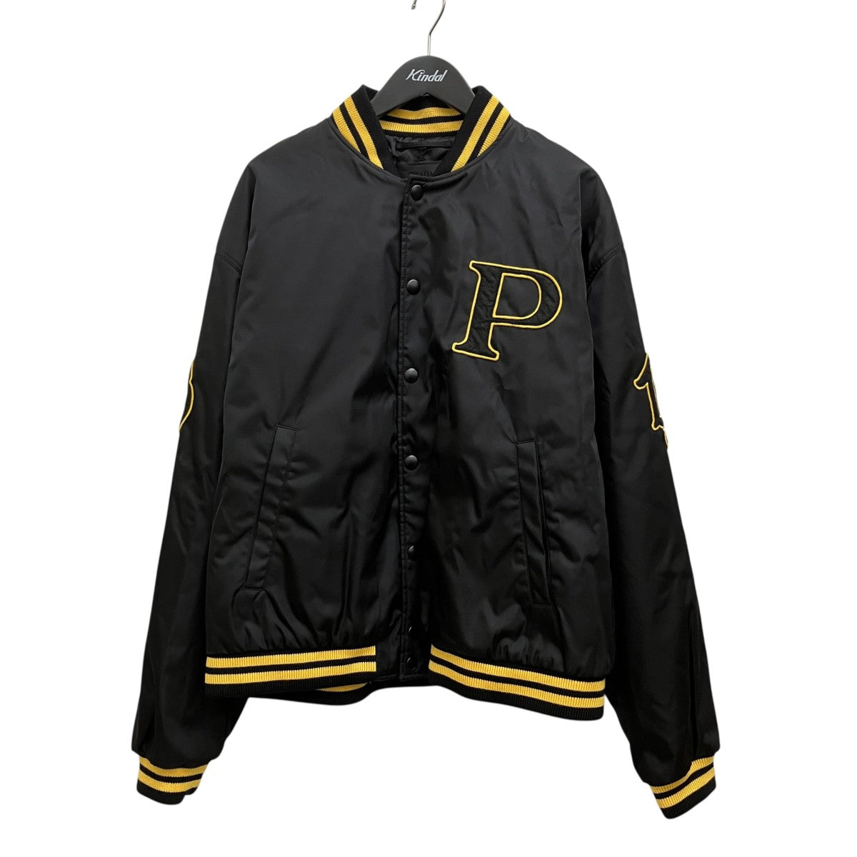 PRADA 24AW Logo Patch Stylish Canvas Bomber Jacket ／SGC725 古着・中古-1枚目のアイテム画像