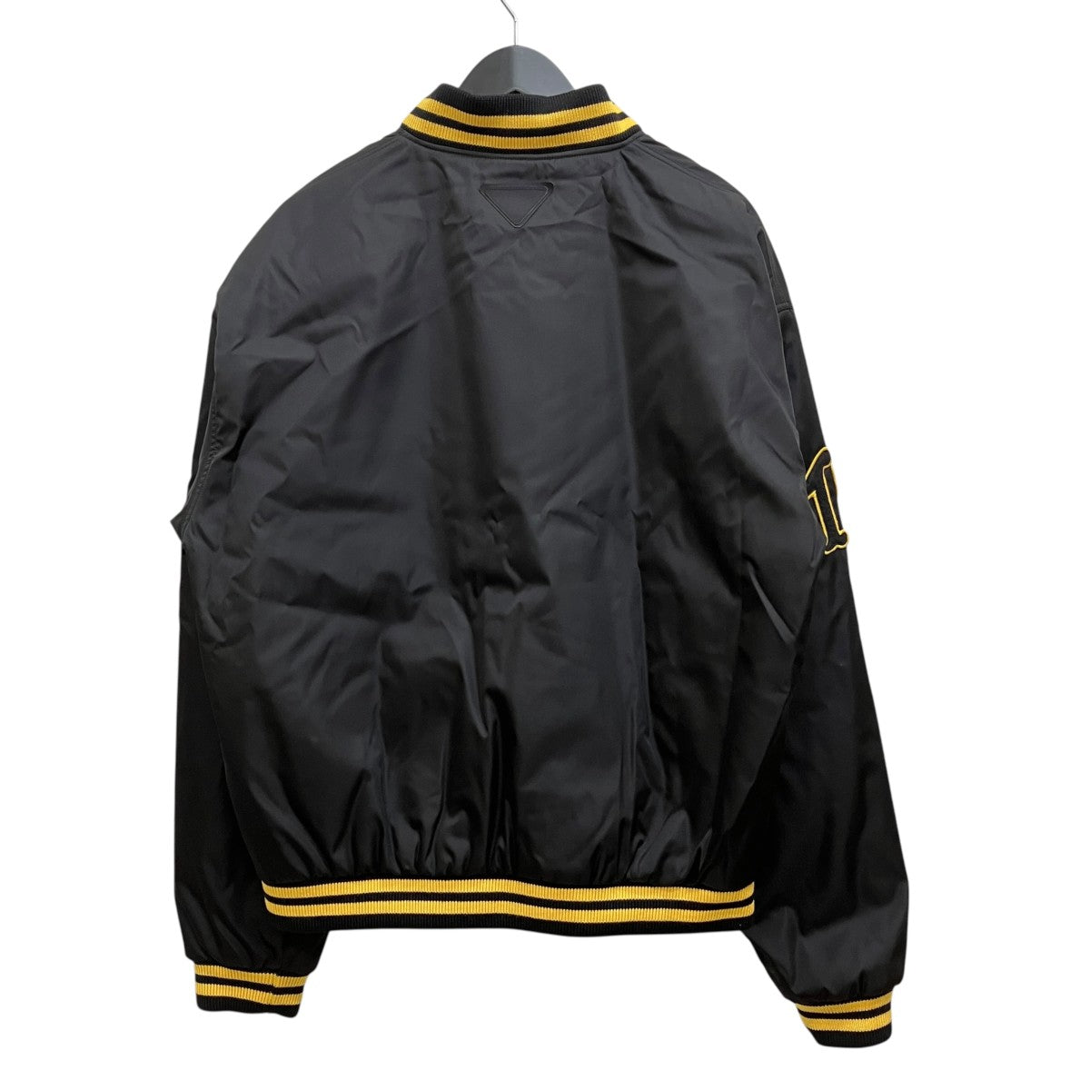 PRADA 24AW Logo Patch Stylish Canvas Bomber Jacket ／SGC725 古着・中古-2枚目のアイテム画像