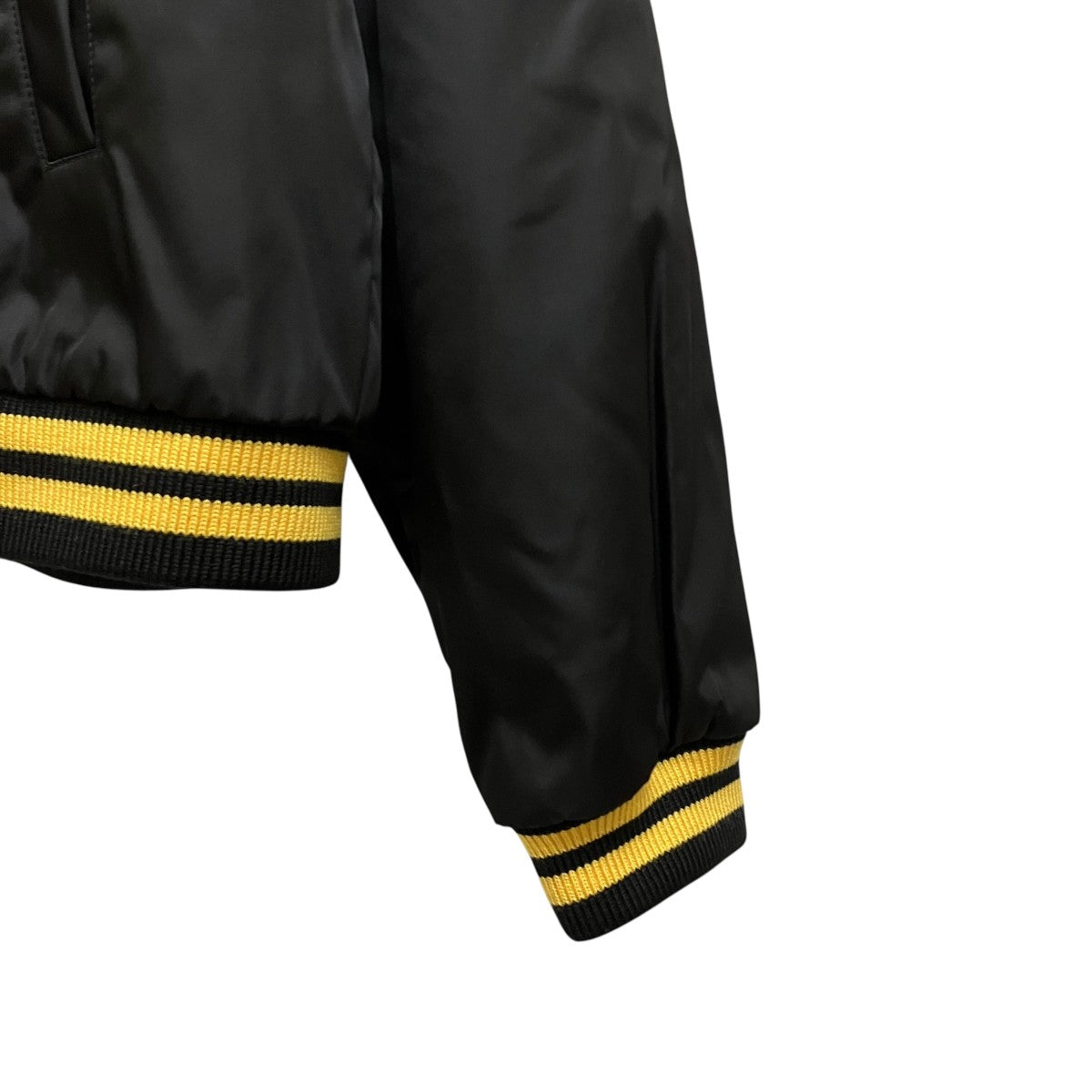 PRADA 24AW Logo Patch Stylish Canvas Bomber Jacket ／SGC725 古着・中古-5枚目のアイテム画像