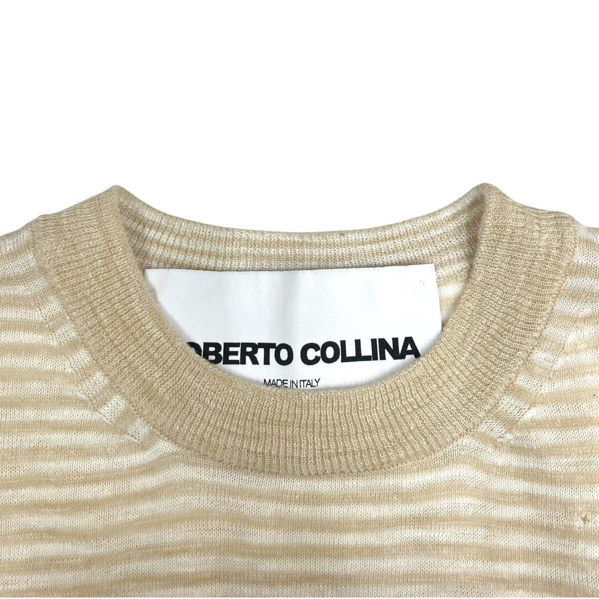 ROBERTO COLLINA 半袖ニットN18021 古着・中古-7枚目のアイテム画像