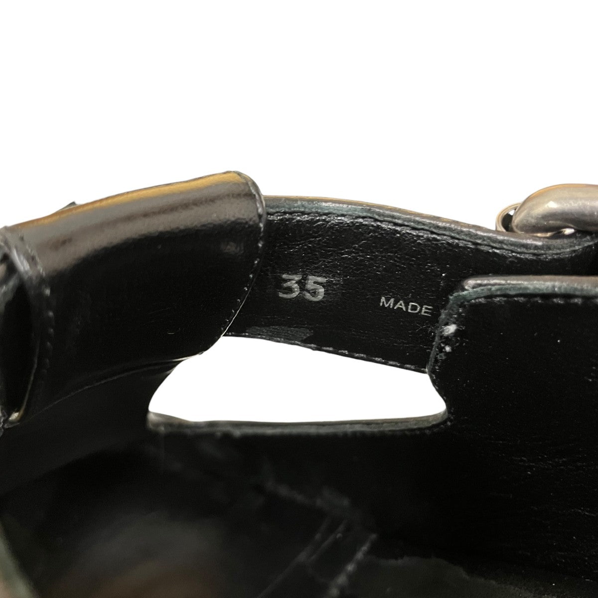 MIU MIU Tバー レザーレザーシューズ5E318E 古着・中古-9枚目のアイテム画像