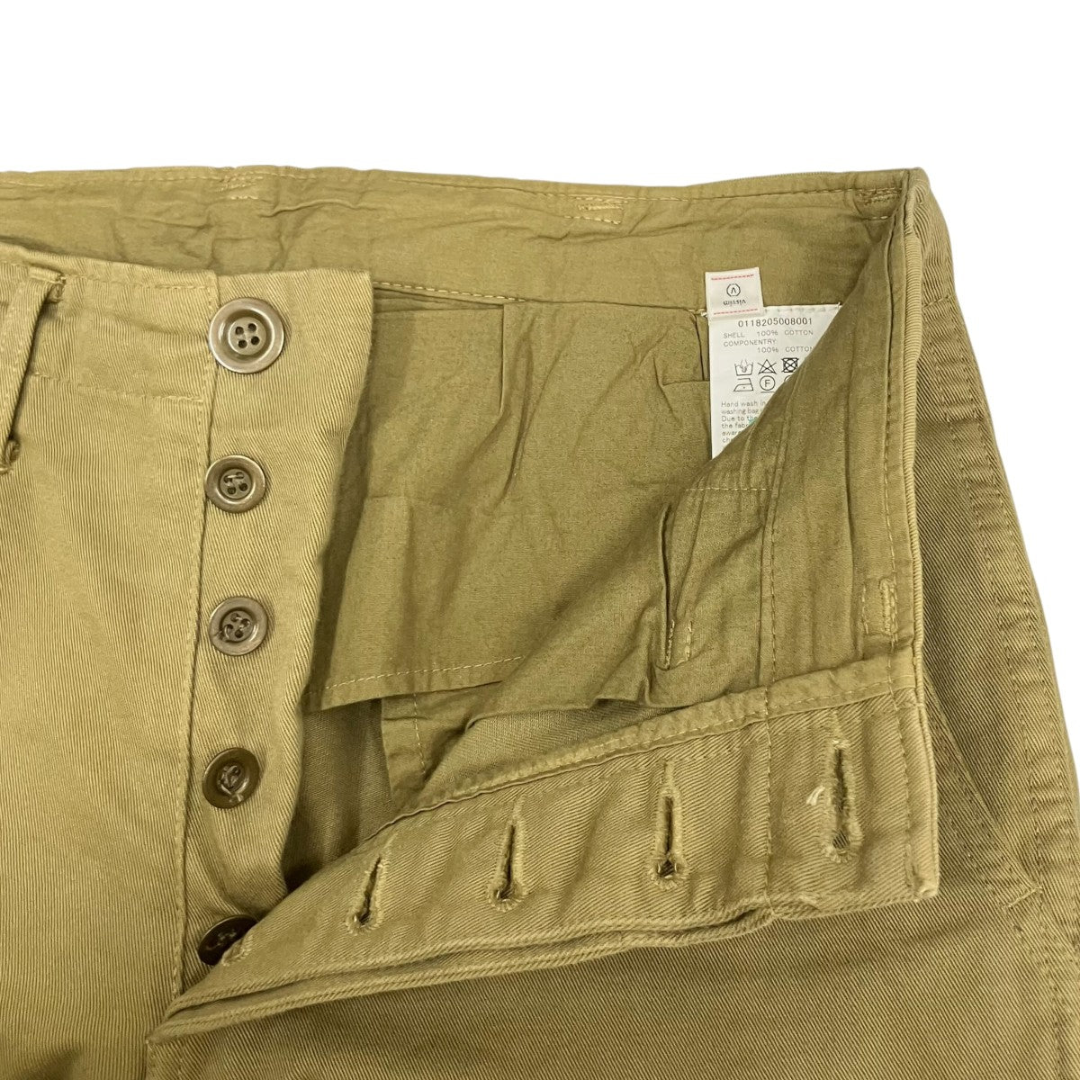 VISVIM 20年モデル HIGH WATER CHINO GIZAパンツ0118205008001 古着・中古-5枚目のアイテム画像
