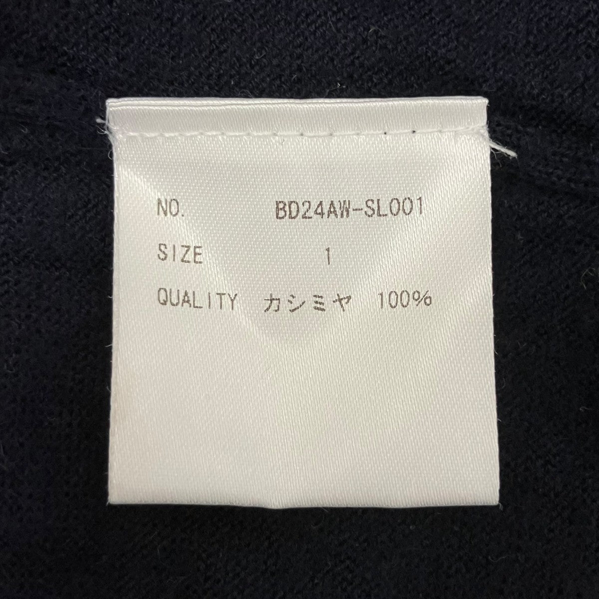 STANDARD SWEATERニットBD24AW-SL001