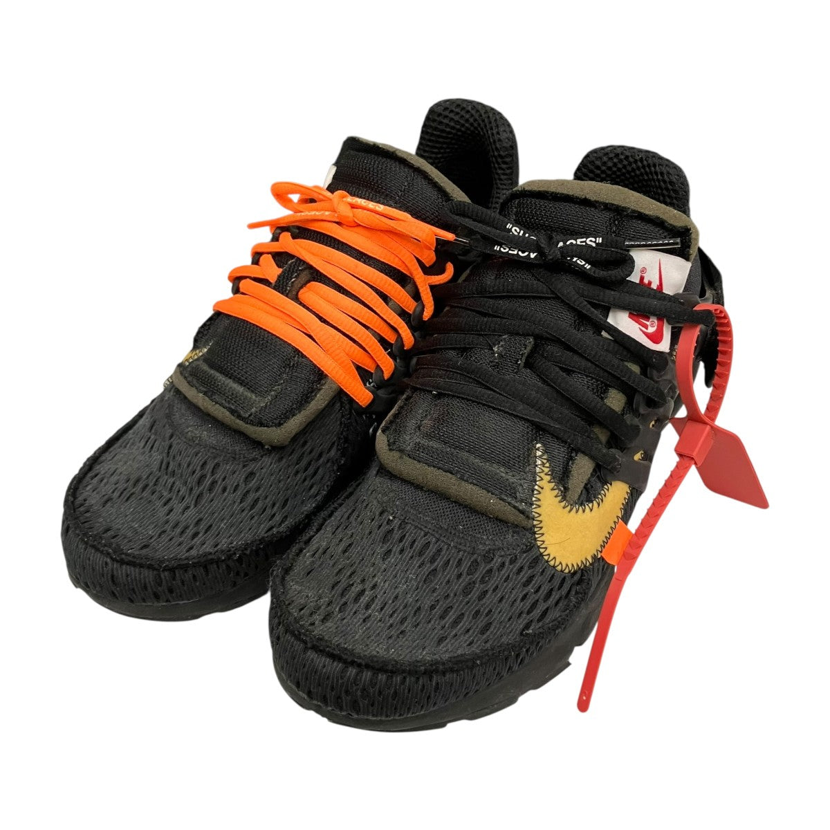 NIKE×OFFWHITE THE 10 AIR PRESTO OFF WHITEスニーカーAA3830-001 古着・中古-1枚目のアイテム画像
