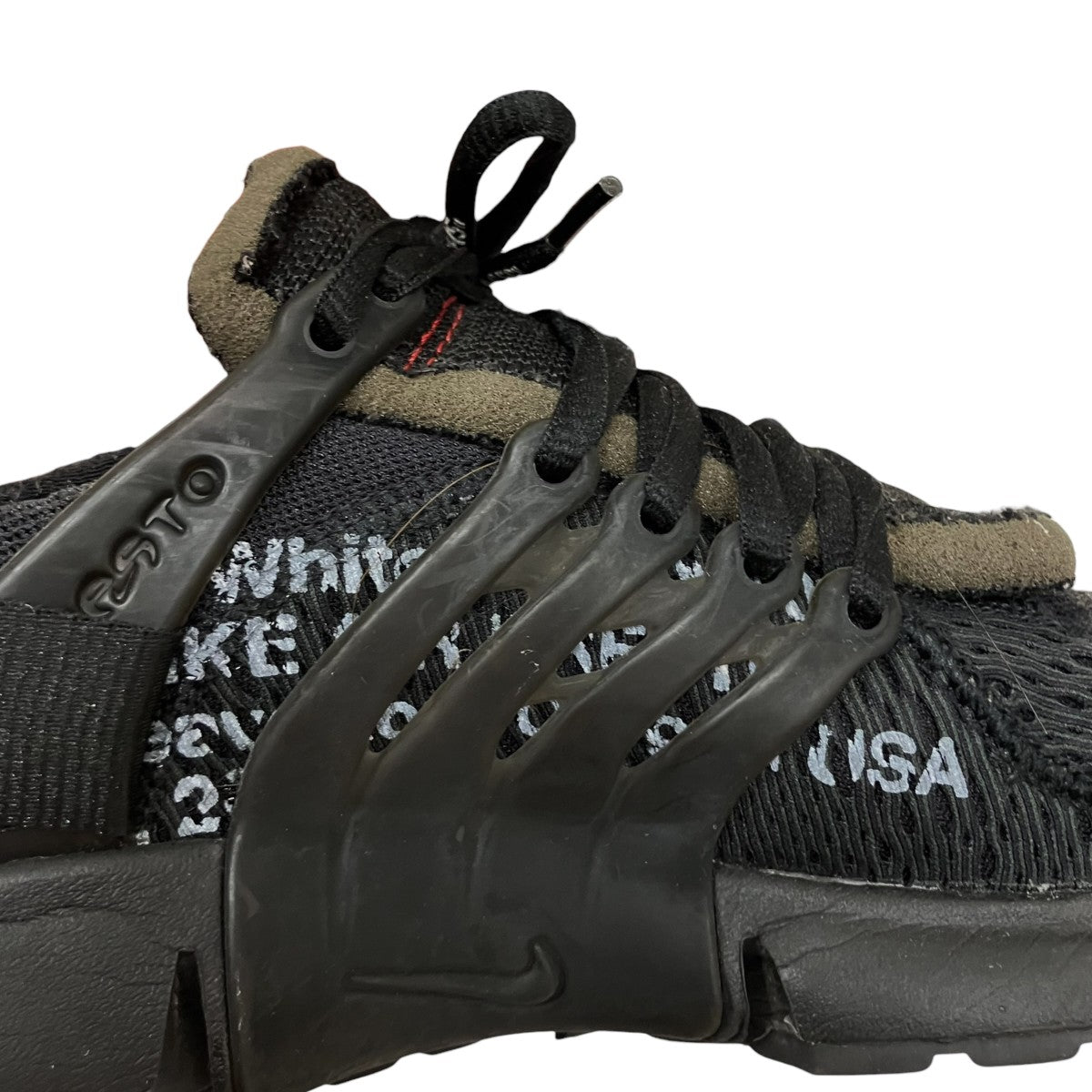 NIKE×OFFWHITE THE 10 AIR PRESTO OFF WHITEスニーカーAA3830-001 古着・中古-8枚目のアイテム画像