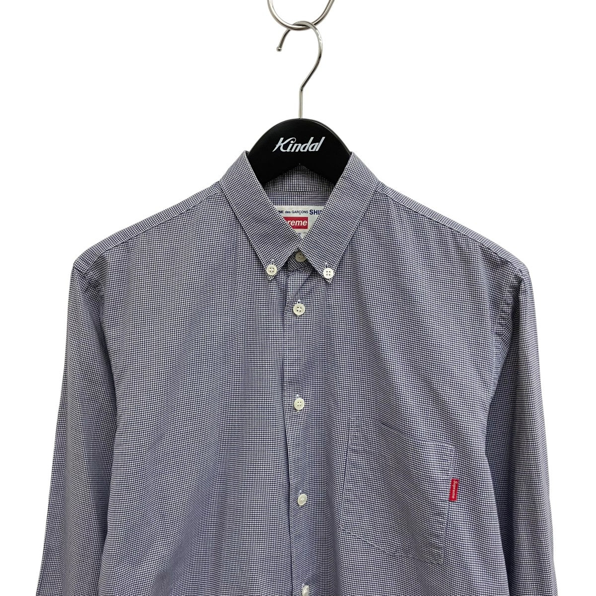 Supreme×COMME des GARCONS SHIRT チェック長袖シャツS1SS13 S1SS13