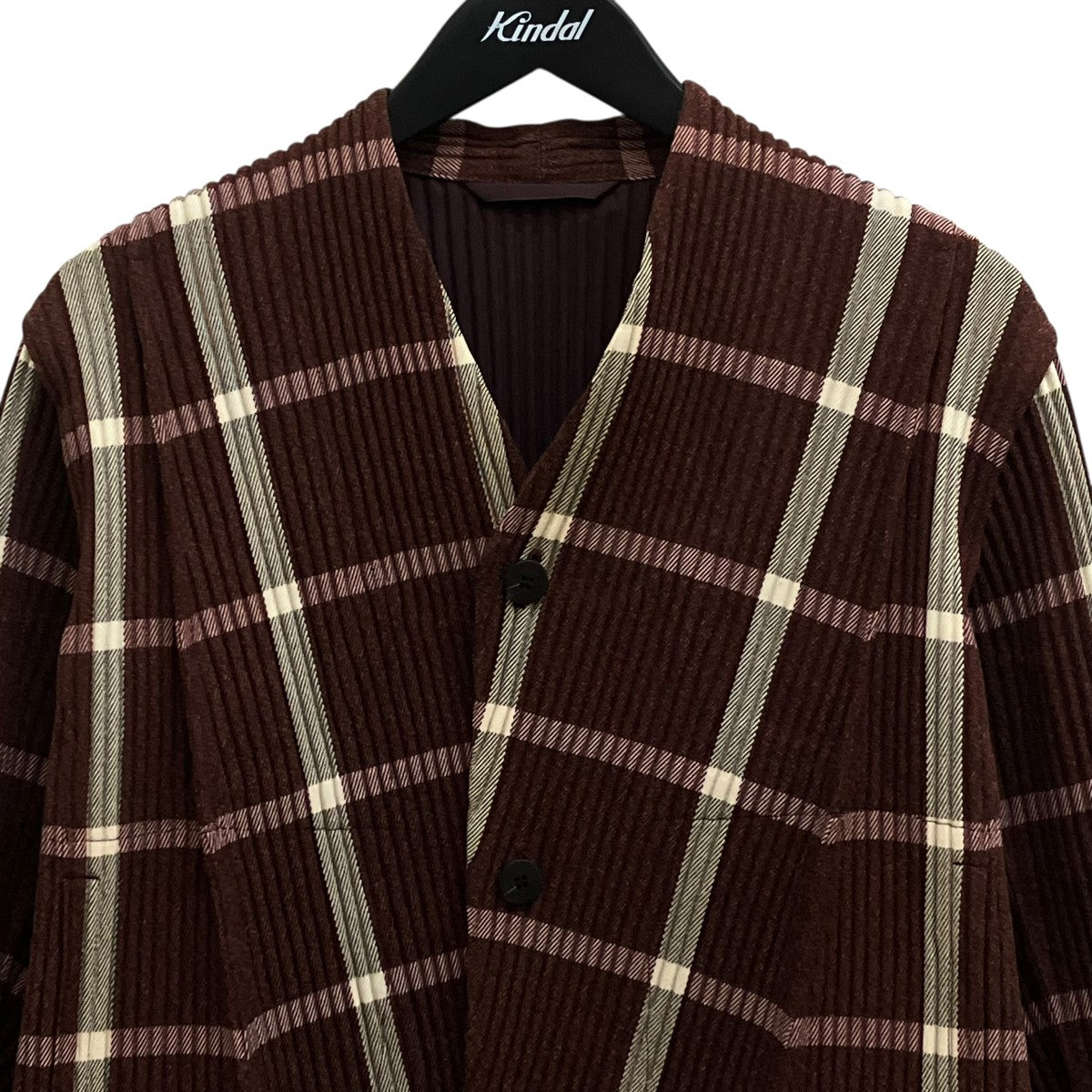 イッセイミヤケ　オムプリッセ　ブラウン プリーツ HOMME PLISSE ISSEY MIYAKE(イッセイミヤケオムプリッセ) プリーツ