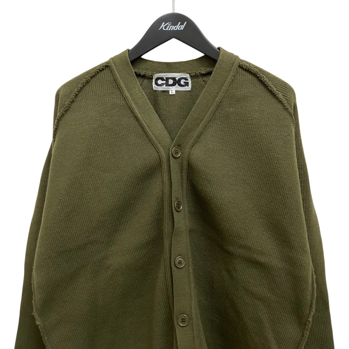 CDG AD2023ニットカーディガンSZ-N008 古着・中古-3枚目のアイテム画像