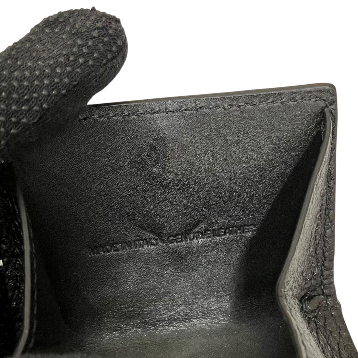Maison Margiela グレインレザーコインケース S55UI0301 古着・中古-6枚目のアイテム画像