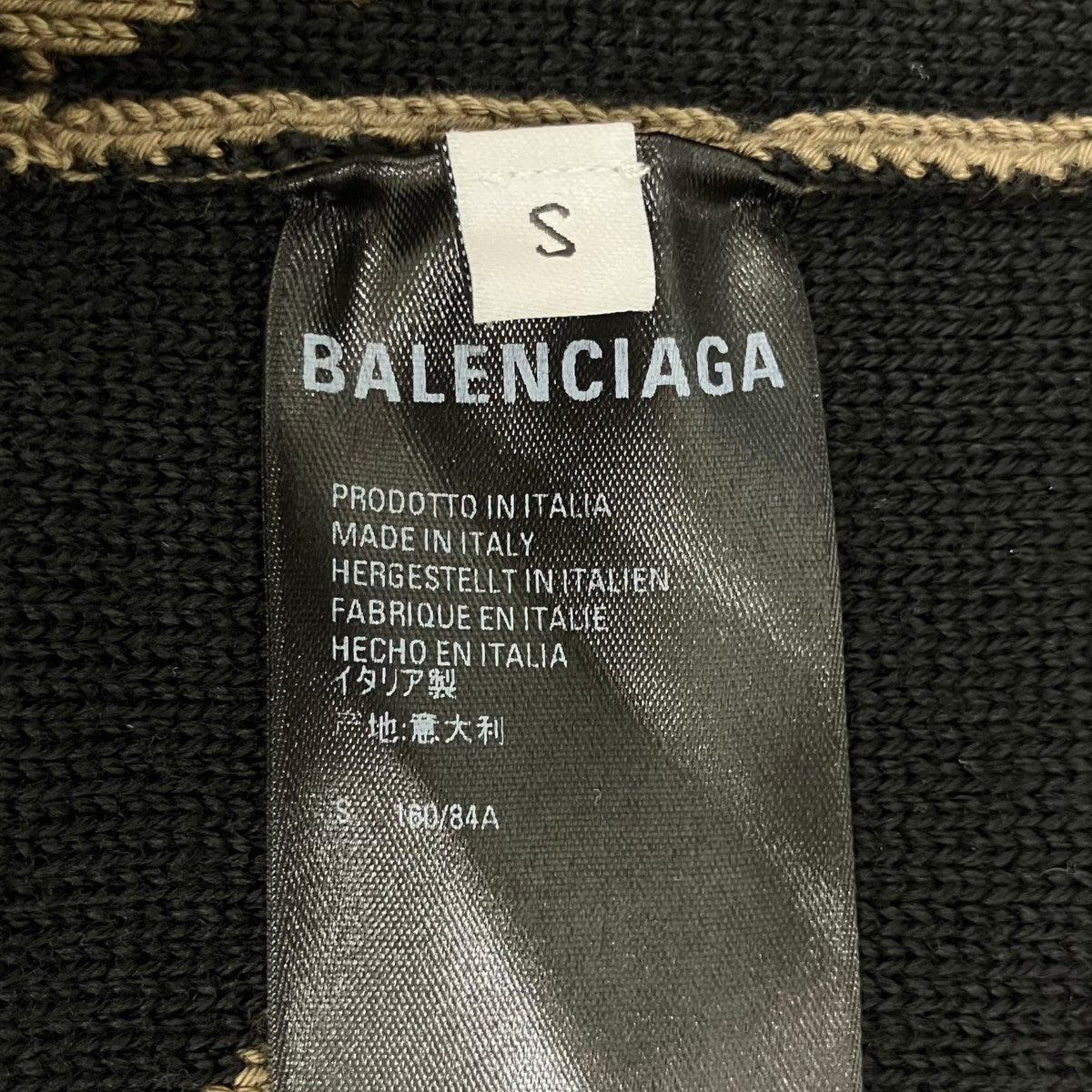 BALENCIAGA(バレンシアガ) ALLOVER LOGO Knit 657528 T3200 657528