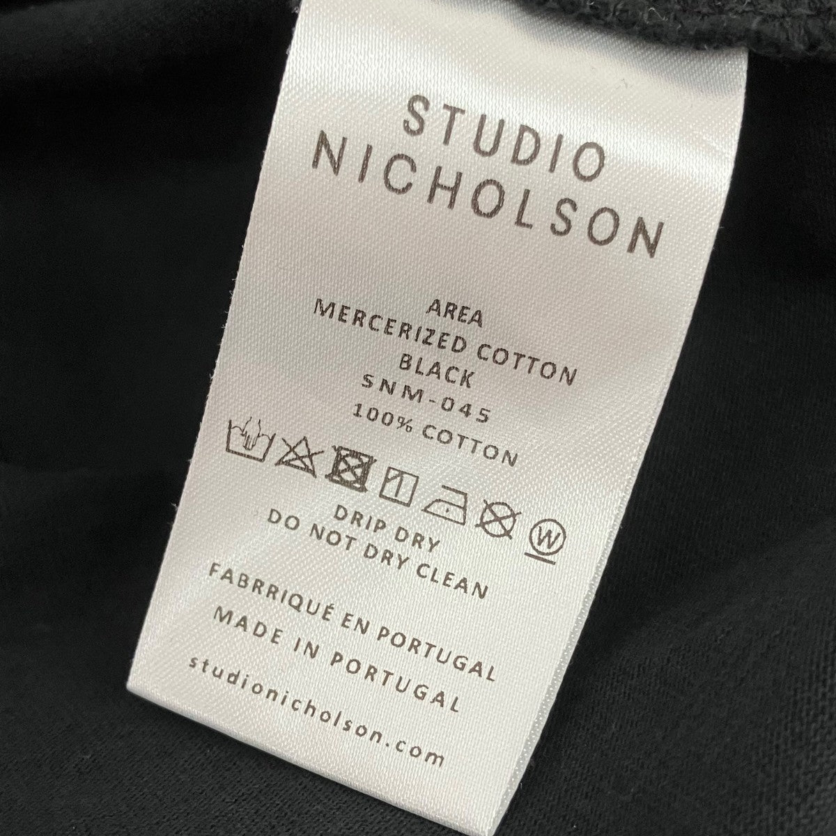 STUDIO NICHOLSON ハイネックカットソー 古着・中古-5枚目のアイテム画像