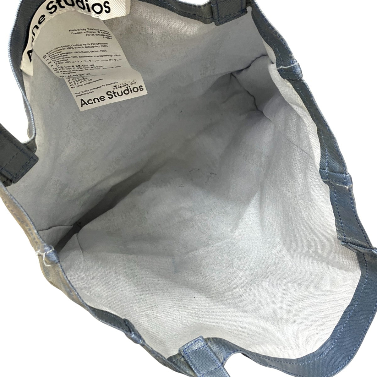 AcneStudios 19aw FN-UX-BAG Sサイズ/新品未使用 Acne Studios(Acne)◇Messenger bag/ショルダーバッグ/コットン/BLK/FN