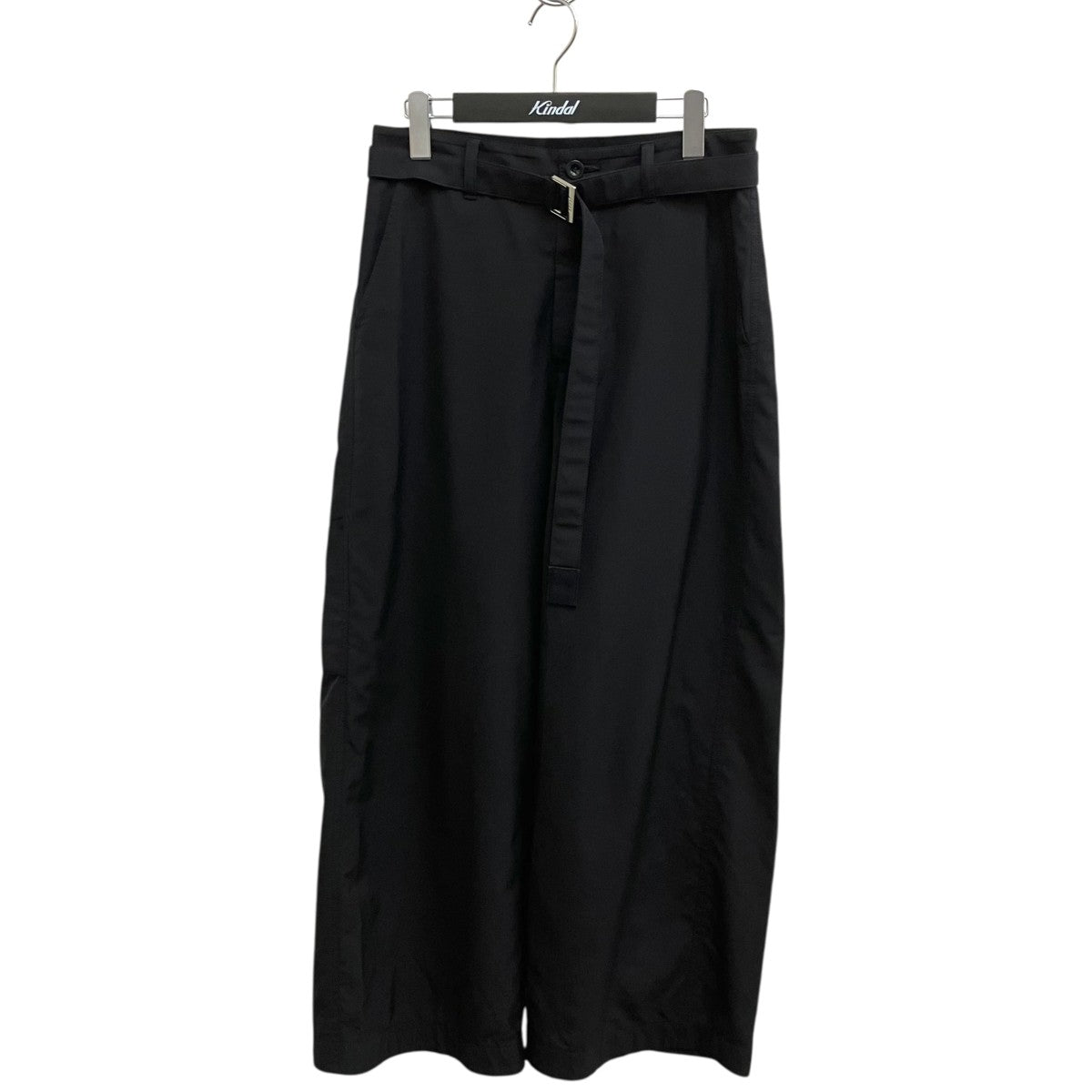 sacai 25SSWool Silk Suiting Pantsワイドパンツ25-03716M 古着・中古-1枚目のアイテム画像