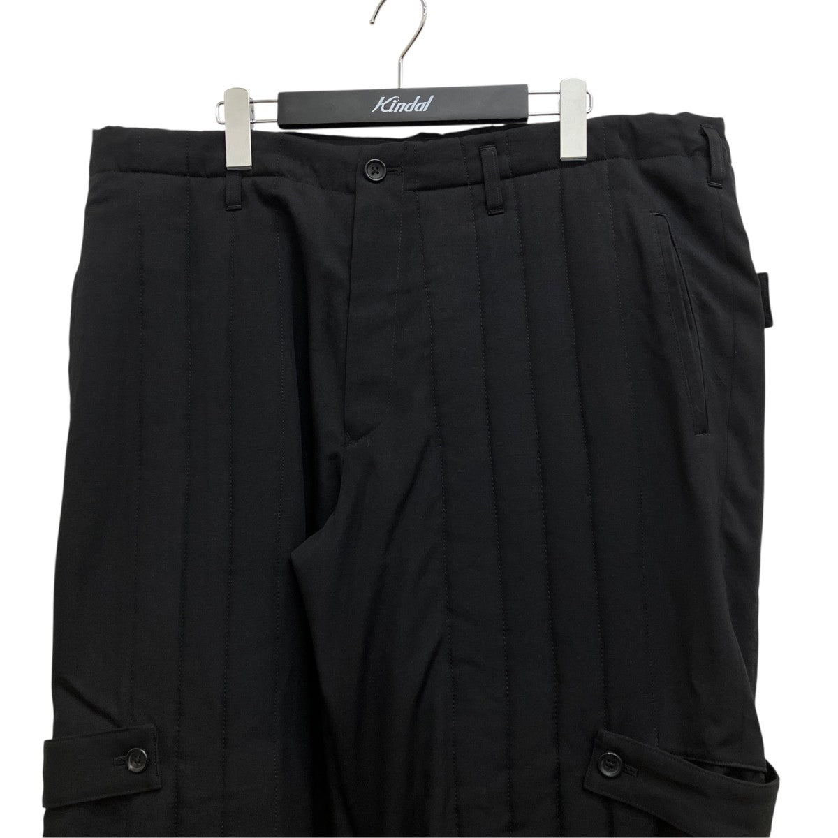25AW WOOL GABARDINE TAB DETAIL PADDED PANTS HL-P17-835