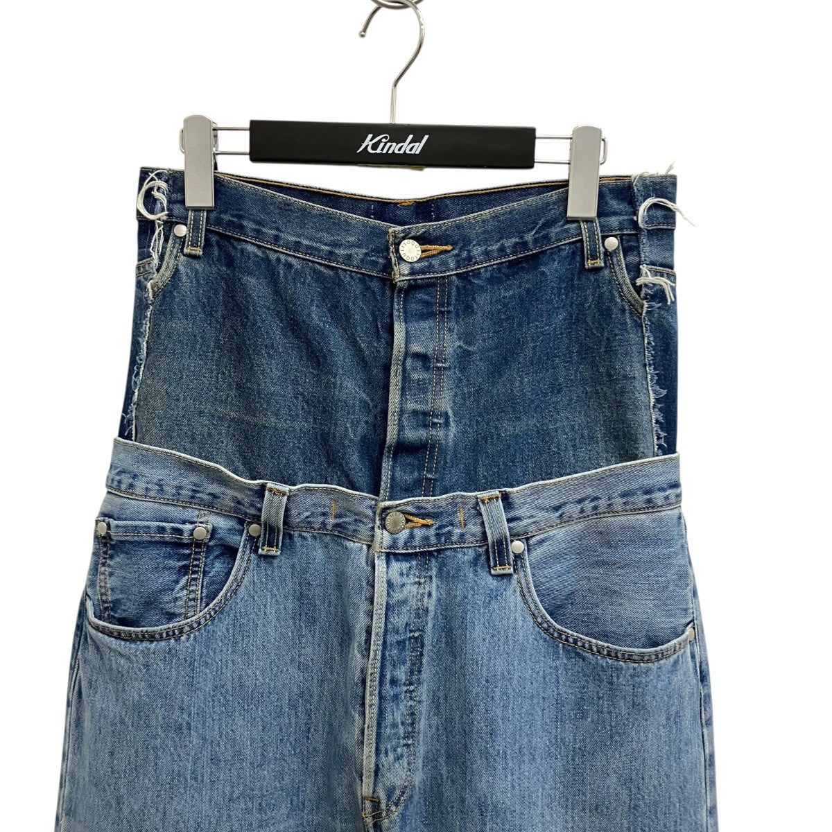 W WAIST DENIM PTデニムパンツQ25A-T018