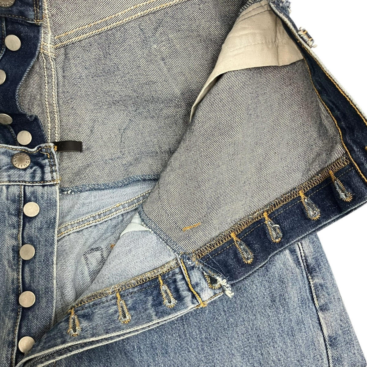W WAIST DENIM PTデニムパンツQ25A-T018