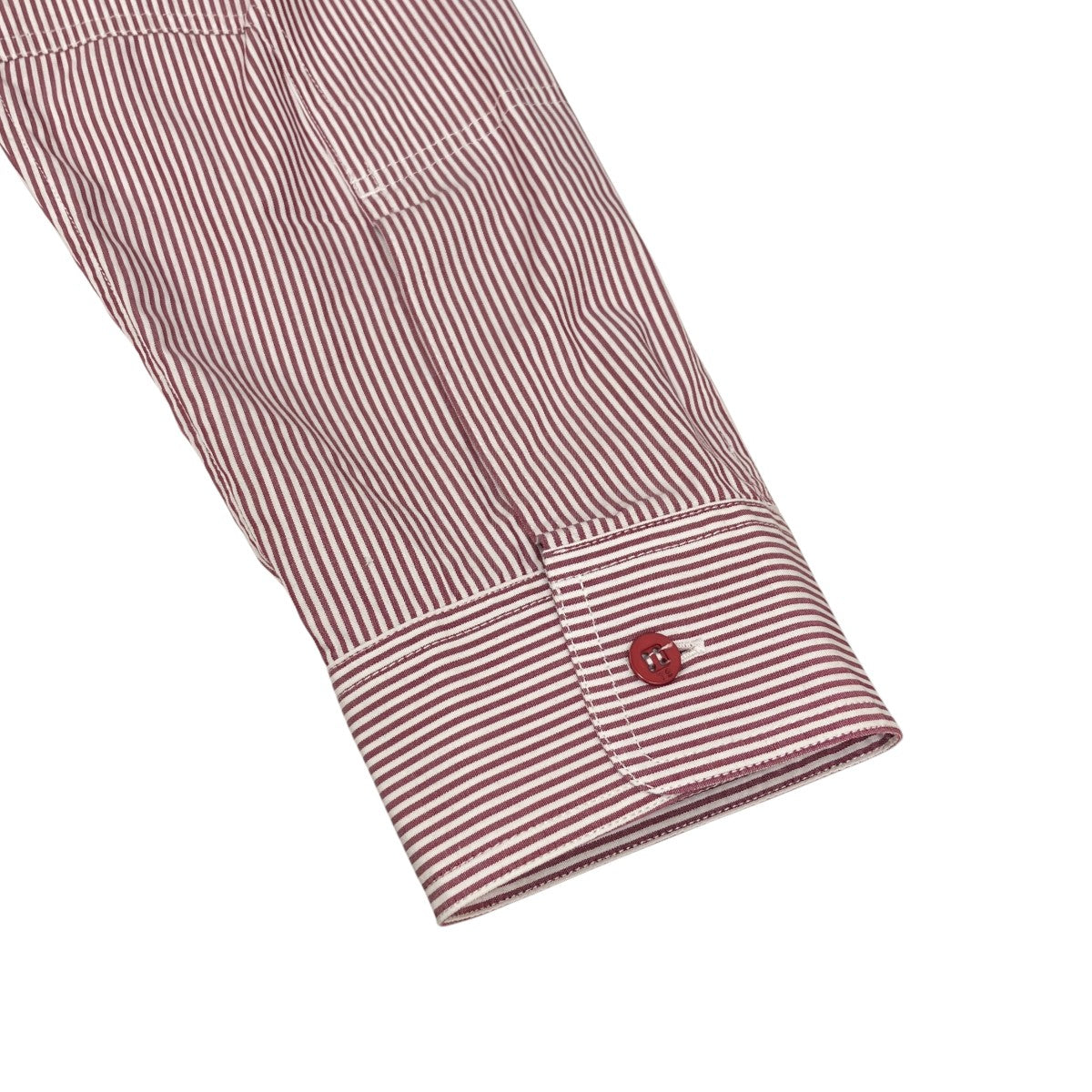 STONE ISLAND ストライプ長袖シャツ 古着・中古-4枚目のアイテム画像