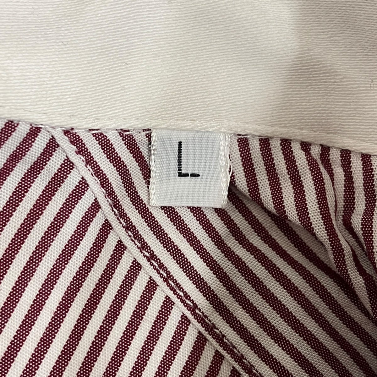 STONE ISLAND ストライプ長袖シャツ 古着・中古-5枚目のアイテム画像