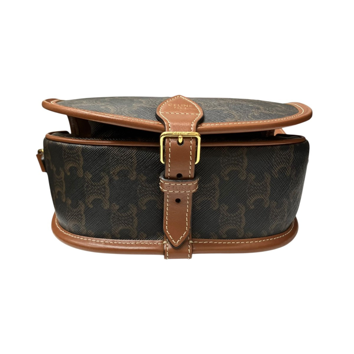 CELINE トリオンフキャンバス フォルコ ミディアムバッグショルダーバッグ 古着・中古-5枚目のアイテム画像