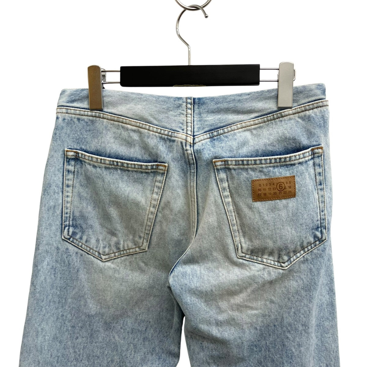 MM6 Maison Margiela 25SSパッチディテール ジーンズデニムパンツS62LB0187 古着・中古-4枚目のアイテム画像