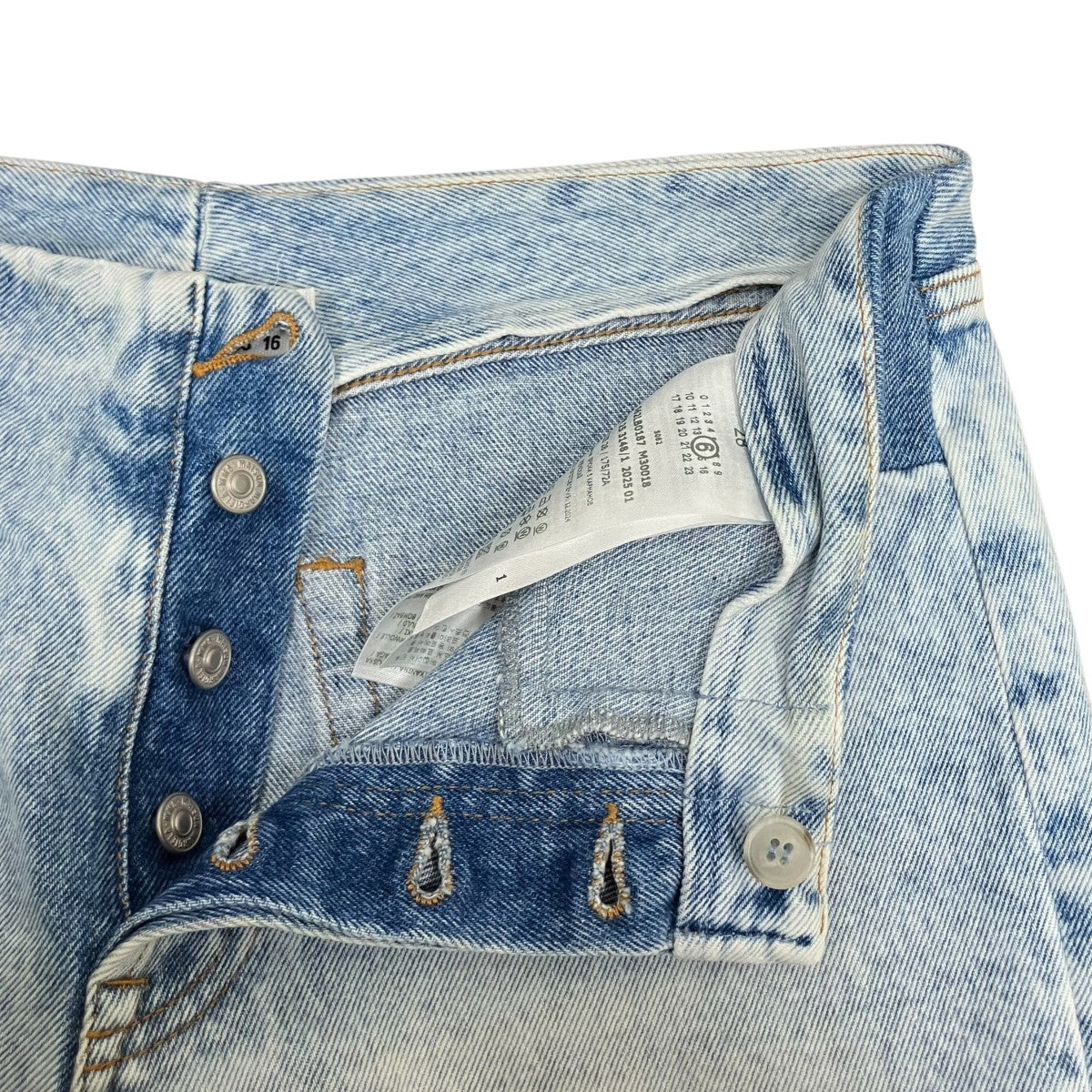 MM6 Maison Margiela 25SSパッチディテール ジーンズデニムパンツS62LB0187 古着・中古-6枚目のアイテム画像