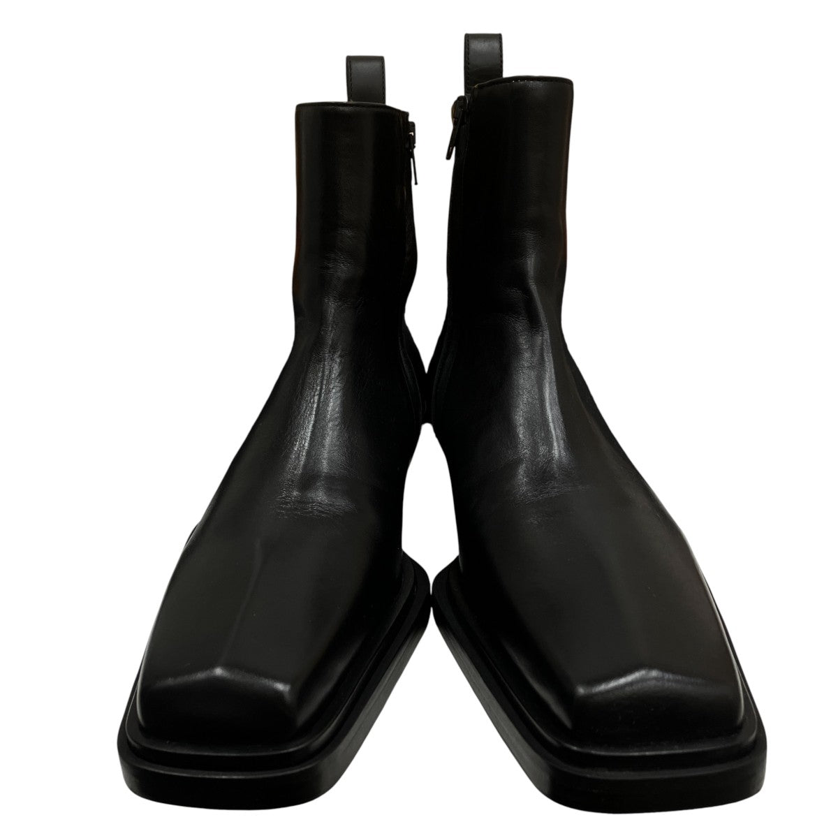 25AWANKLE BOOT  BLACKサイドジップブーツ
